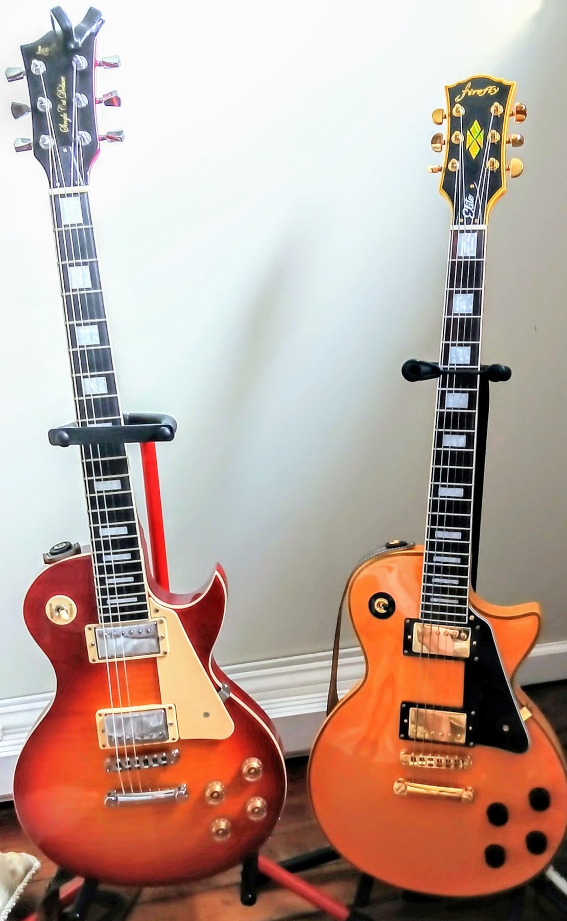 FLEOR Alnico 5 Guitar Humbucker Pickup 4-Wires Neck+Bridge Pickup Set Golden Fit LP Guitar Part Customer Review FLEOR Alnico 5 Guitar Humbucker Pickup 4-Wires Neck+Bridge Pickup Set Golden Fit LP Guitar Part - Customer Photo 1