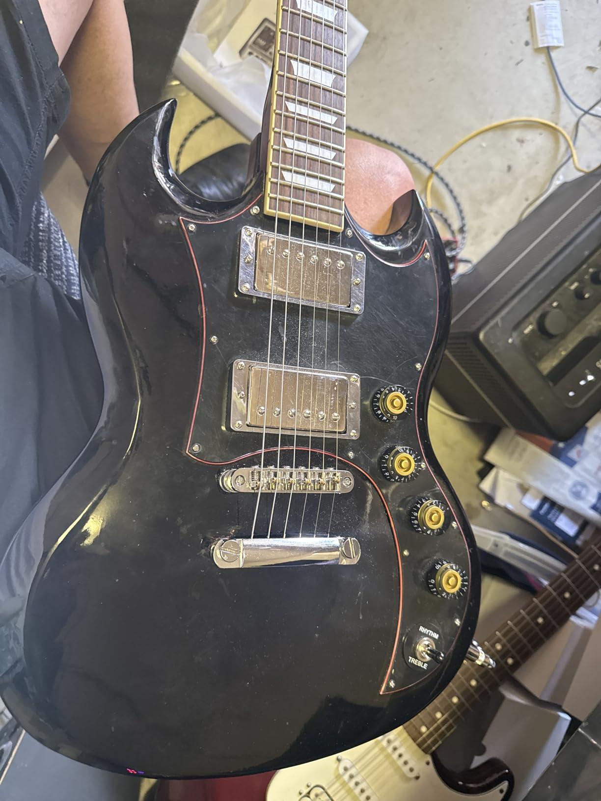 FLEOR Alnico 5 Guitar Humbucker Pickup 4-Wires Neck+Bridge Pickup Set Golden Fit LP Guitar Part Customer Review FLEOR Alnico 5 Guitar Humbucker Pickup 4-Wires Neck+Bridge Pickup Set Golden Fit LP Guitar Part - Customer Photo 2