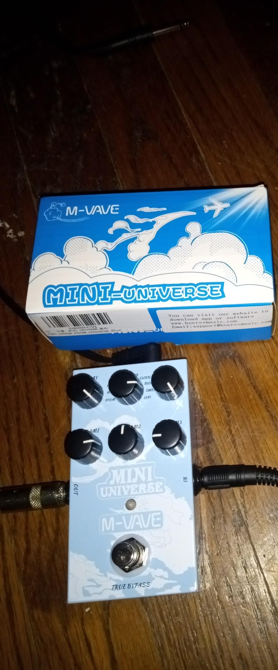 M-VAVE Mini Universe Pro Guitar Reverb Pedal - 9 Digital Effects (Room/Hall/Plate/Spring/Shimmer/Cloud/Bloom/Swell/Lo-Fi) customer photo 1