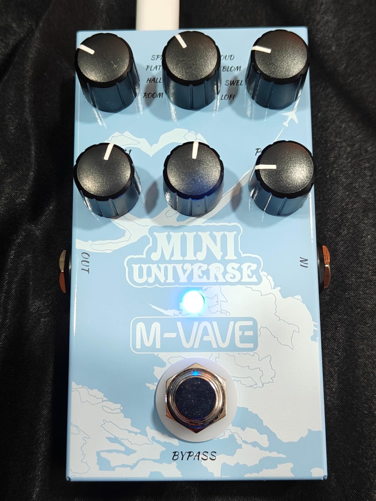 M-VAVE Mini Universe Guitar Pedal Reverb Innovation Unique Sound 9 Reverb Effects Pedals Pure Digital Dual Power True Bypass Customer Review M-VAVE Mini Universe Guitar Pedal Reverb Innovation Unique Sound 9 Reverb Effects Pedals Pure Digital Dual Power True Bypass - Customer Photo 2