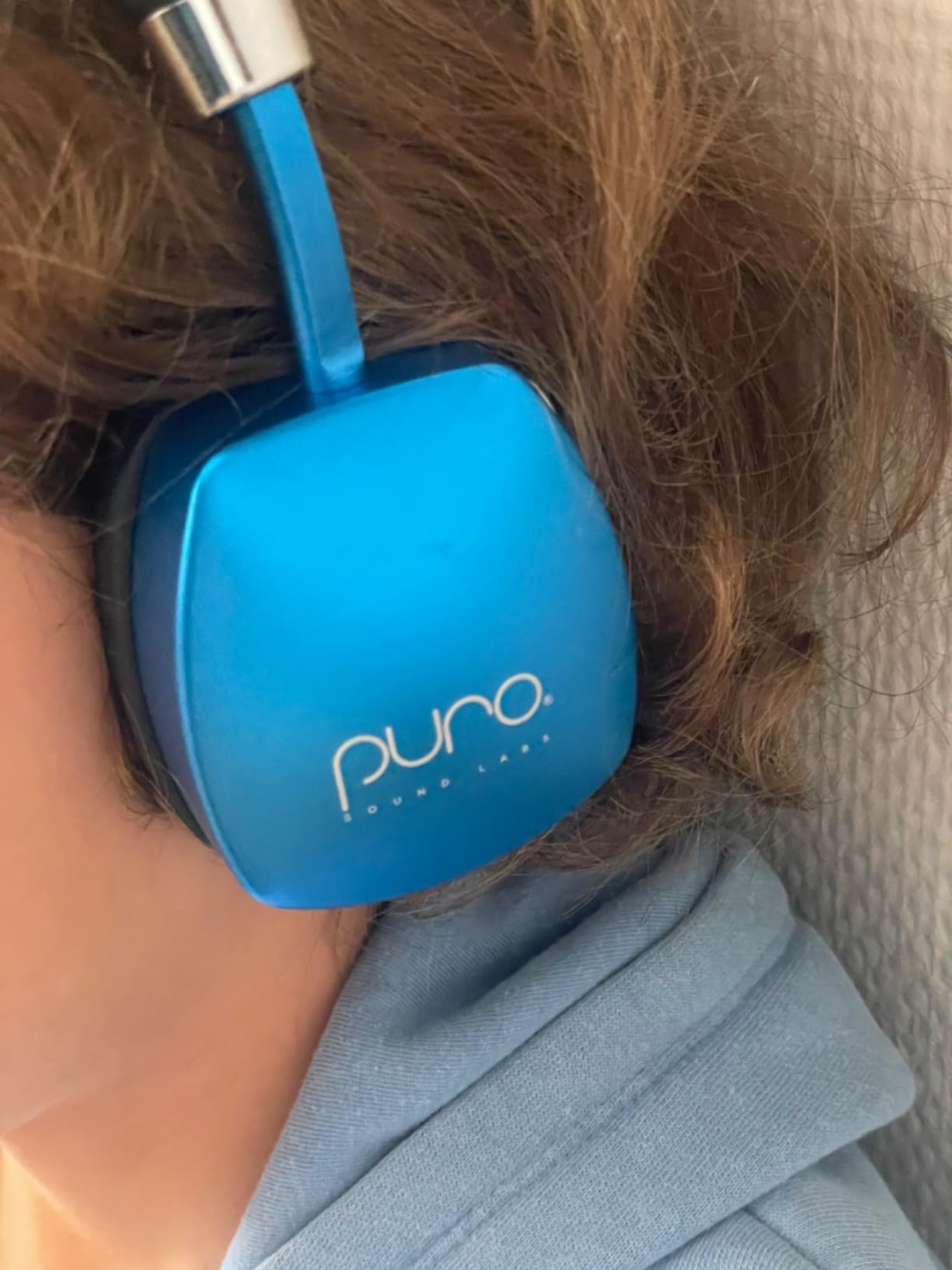 Puro Sound Labs PuroQuiet Plus Kids Noise Cancelling Headphones, Bluetooth Kids On Ear Headphones with Mic, Lightweight On-Ear Design, Studio-Grade Sound (Black) - Customer Photo 1