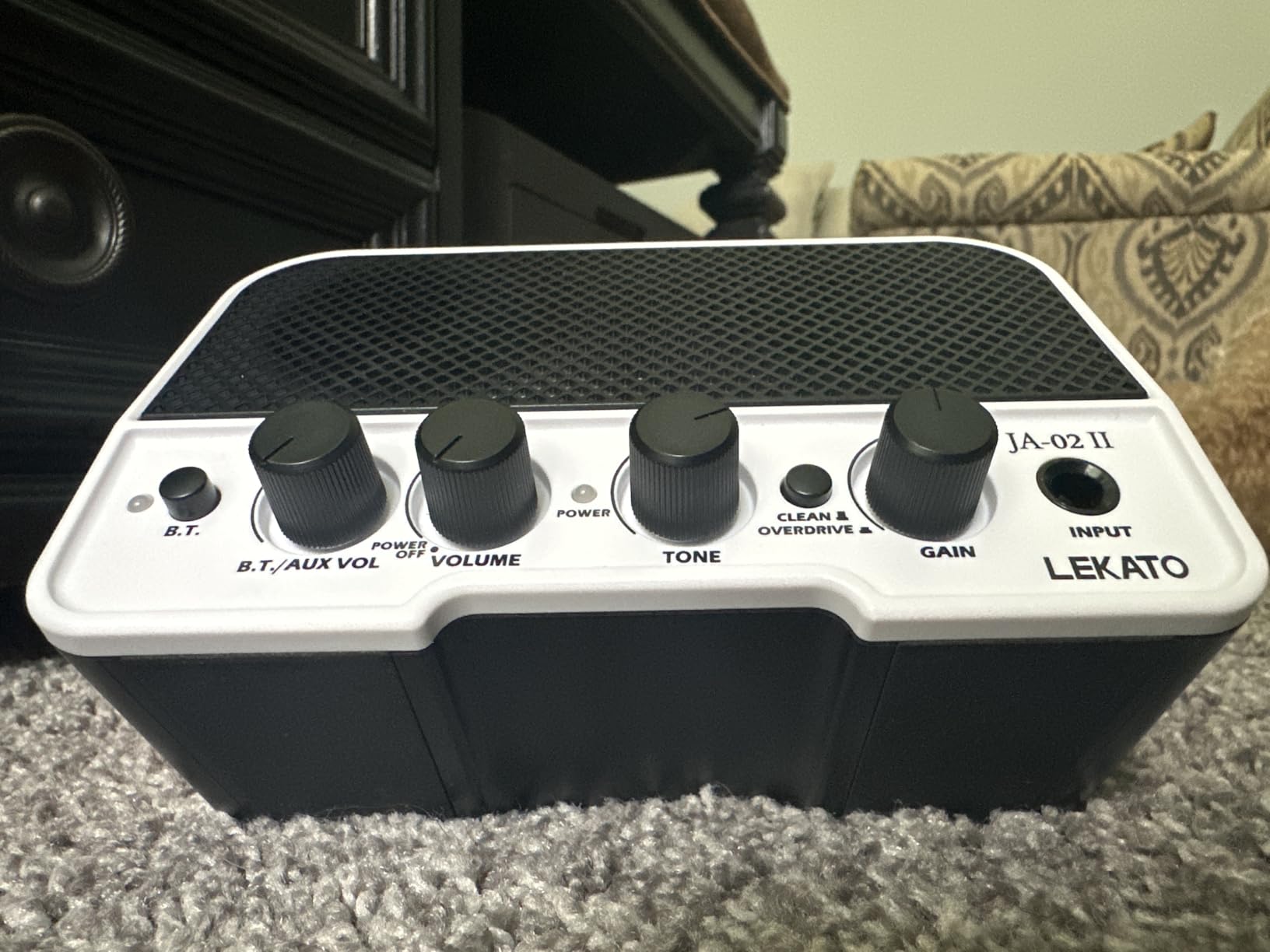 JOYO Mini Guitar Amplifier 5W Electric Guitar Amp Small Practice Amp with Bluetooth Clean & Overdrive Channels Portable Rechargeable (JA-02 II Black) Customer Review JOYO Mini Guitar Amplifier 5W Electric Guitar Amp Small Practice Amp with Bluetooth Clean & Overdrive Channels Portable Rechargeable (JA-02 II Black) - Customer Photo 1