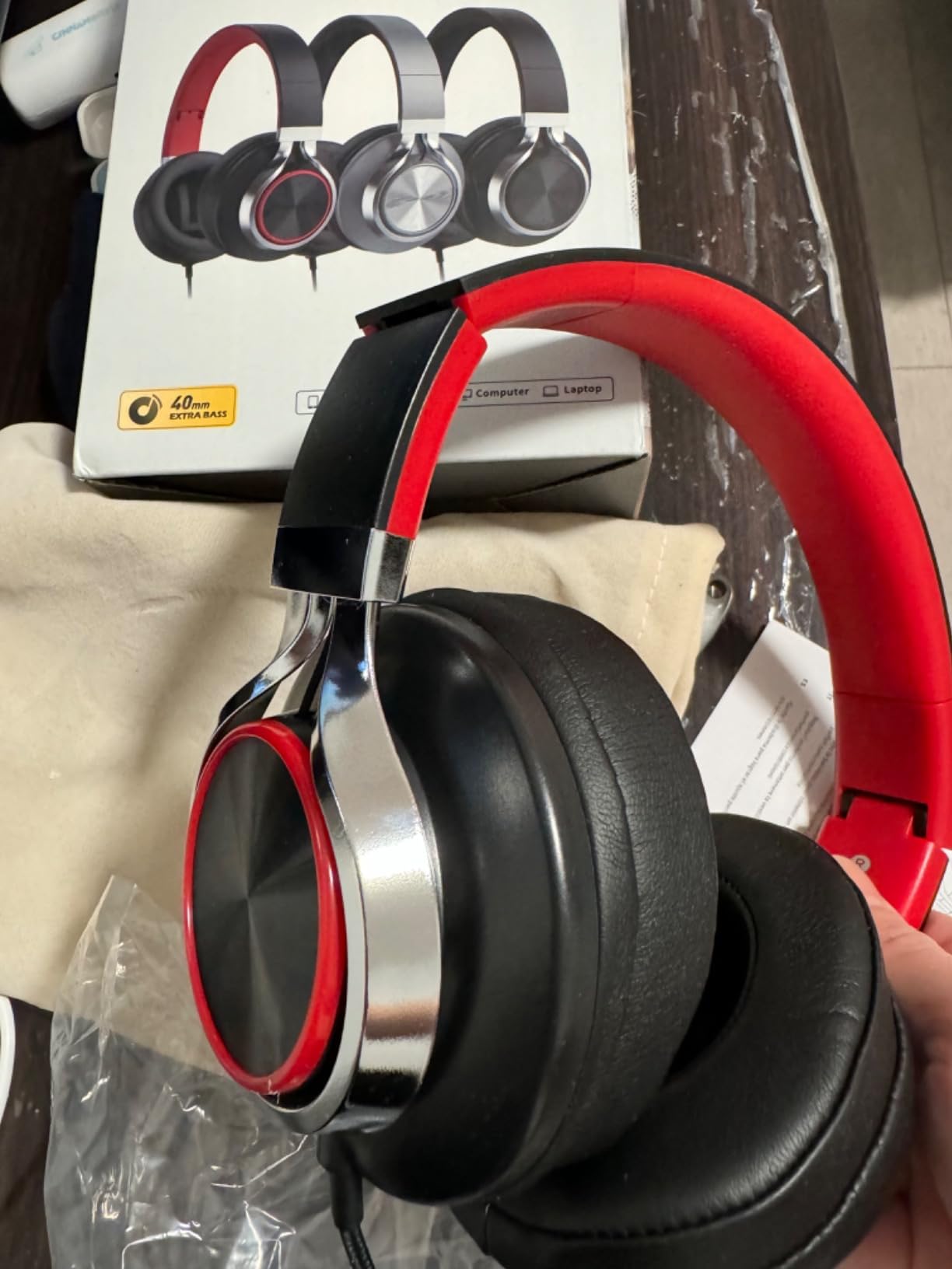 AILIHEN C90 Wired Headphones with Microphone Volume Control, Noise Reduction Over Ear Headphones Wired 3.5mm, Super Soft Corded Headphone for Cellphones, Tablet and Chromebook (Grey) Customer Review AILIHEN C90 Wired Headphones with Microphone Volume Control, Noise Reduction Over Ear Headphones Wired 3.5mm, Super Soft Corded Headphone for Cellphones, Tablet and Chromebook (Grey) - Customer Photo 3
