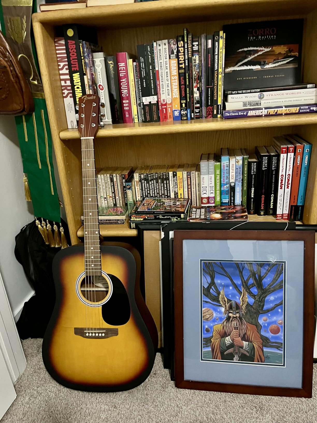 Fender FA-25 Dreadnought Acoustic Guitar, Beginner Guitar, with 2-Year Warranty, Includes Free Lessons, Sunburst customer photo 2