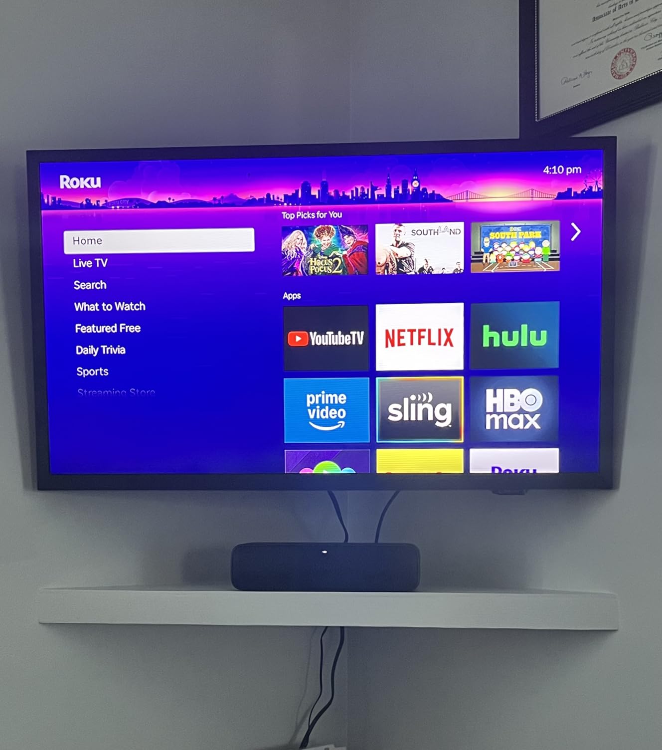 Roku Streambar SE | 2-in-1 TV Soundbar with Built-in 4K/HD/HDR Streaming, Premium Speakers, & Enhanced Speech Clarity for Crisp, Clear Dialogue - Quick Guided Simple Setup customer photo 2
