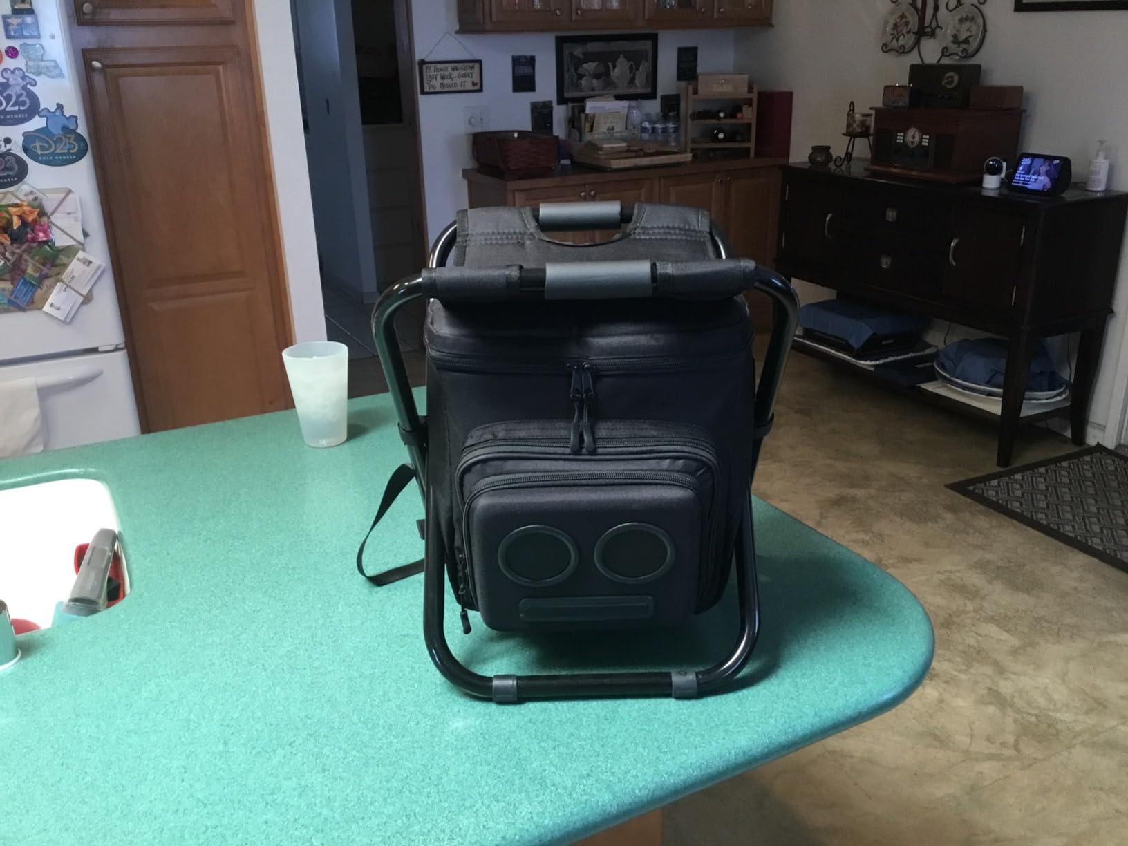Backpack Cooler Chair with Speakers. 20-Watt Bluetooth Speakers for Parties/Festivals/Boat/Beach/Camping. Rechargeable, Works with iPhone & Android. Customer Review Backpack Cooler Chair with Speakers. 20-Watt Bluetooth Speakers for Parties/Festivals/Boat/Beach/Camping. Rechargeable, Works with iPhone & Android. - Customer Photo 2