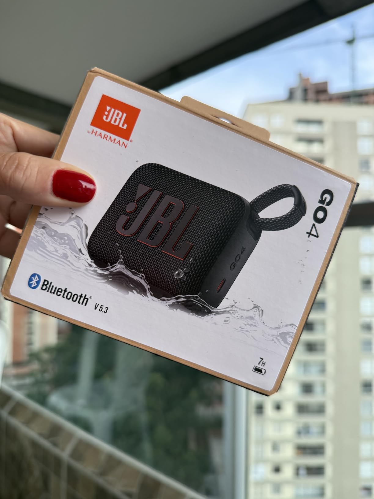 JBL Go 4 - Ultra-Portable, Waterproof and Dustproof Bluetooth Speaker, Big Pro Sound with Punchy bass, 7-Hour Built-in Battery, Made in Part with Recycled Materials (Black) Customer Review JBL Go 4 - Ultra-Portable, Waterproof and Dustproof Bluetooth Speaker, Big Pro Sound with Punchy bass, 7-Hour Built-in Battery, Made in Part with Recycled Materials (Black) - Customer Photo 5