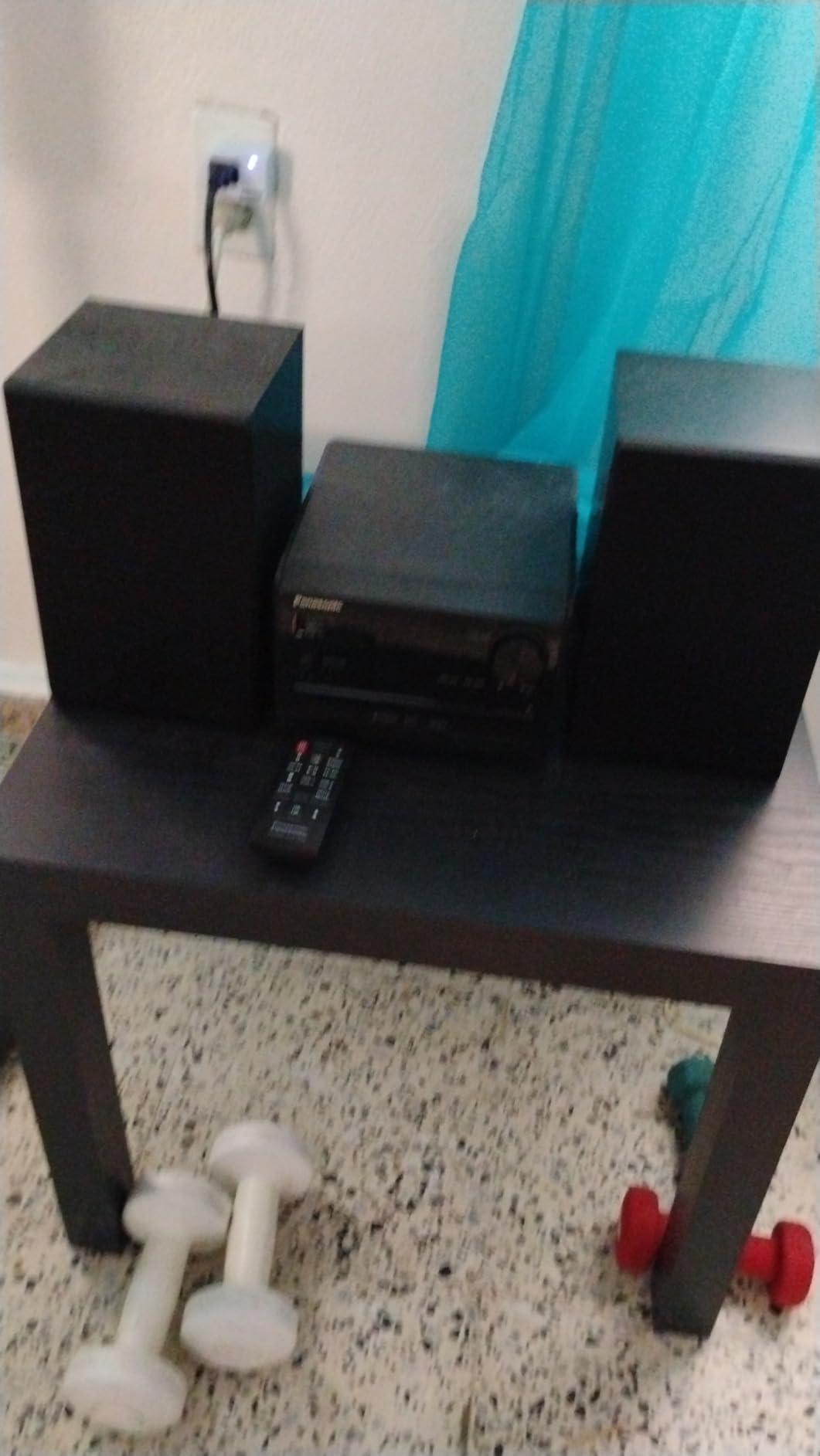 Panasonic Compact Stereo System with CD Player, Bluetooth, FM Radio and USB with Bass and Treble Control, 20W Stereo System for Home with Remote Control - SC-PM270PP-K (Black) - Customer Photo 2