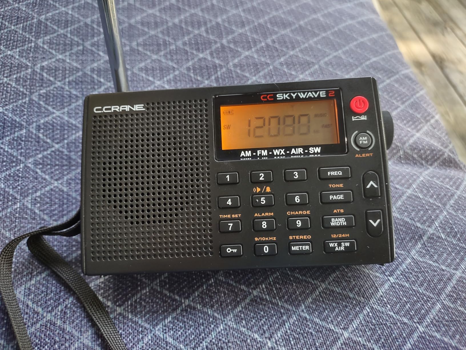 C. Crane CC Skywave 2 AM, FM, Shortwave, NOAA Weather + Alert, VHF Aviation Band, Small Battery-Operated Portable Travel Radio with Clock and Alarm Customer Review C. Crane CC Skywave 2 AM, FM, Shortwave, NOAA Weather + Alert, VHF Aviation Band, Small Battery-Operated Portable Travel Radio with Clock and Alarm - Customer Photo 2