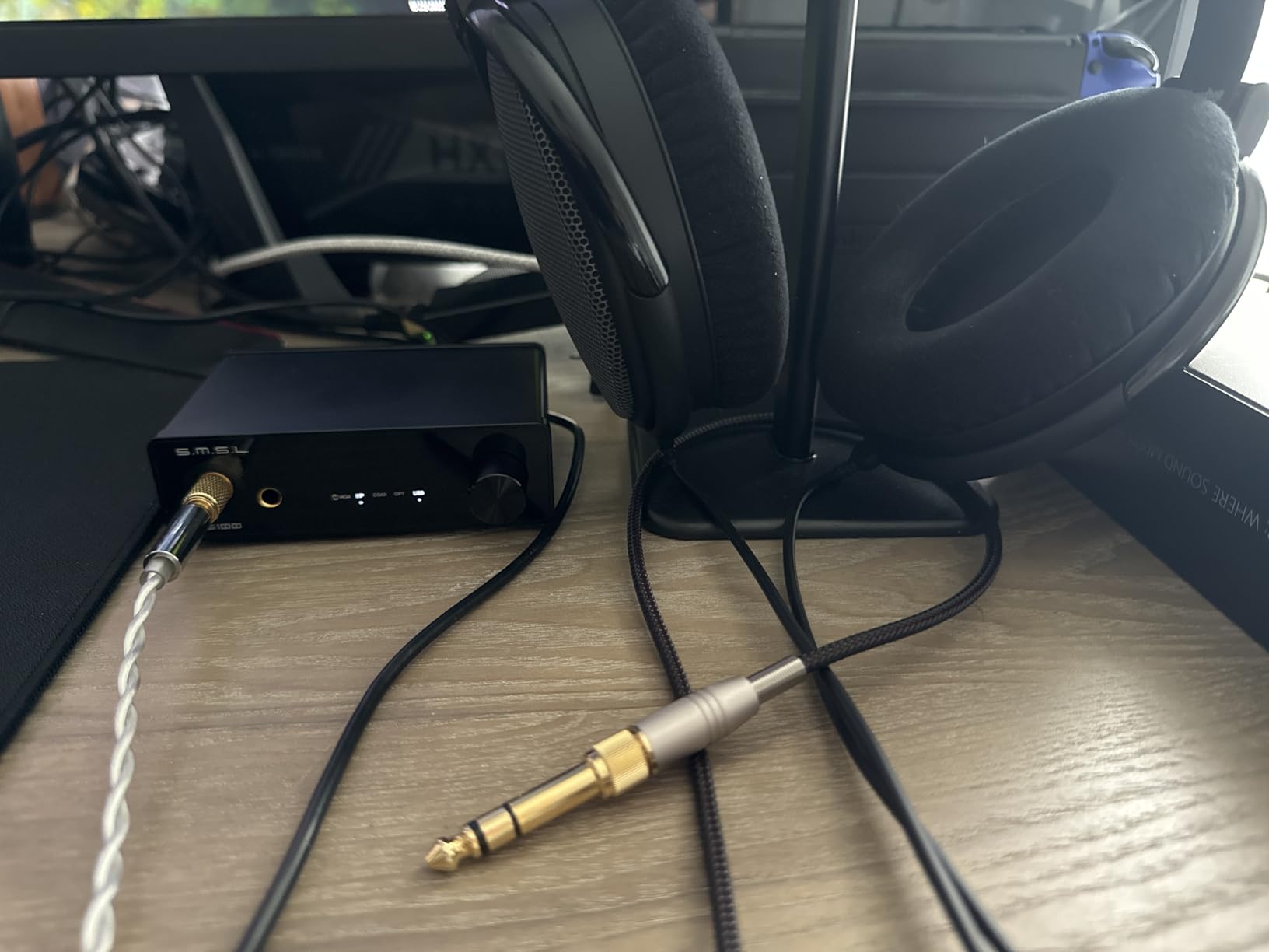 S.M.S.L DS100 USB MQA DAC with CS43131 Chip 6.35mm & 4.4mm Headphone Amplifier Support MQA MQA-CD XMOS XU-316 32bit/768kHz DSD256 USB/Optical/Coaxial Input Mini USB DAC - Customer Photo 1