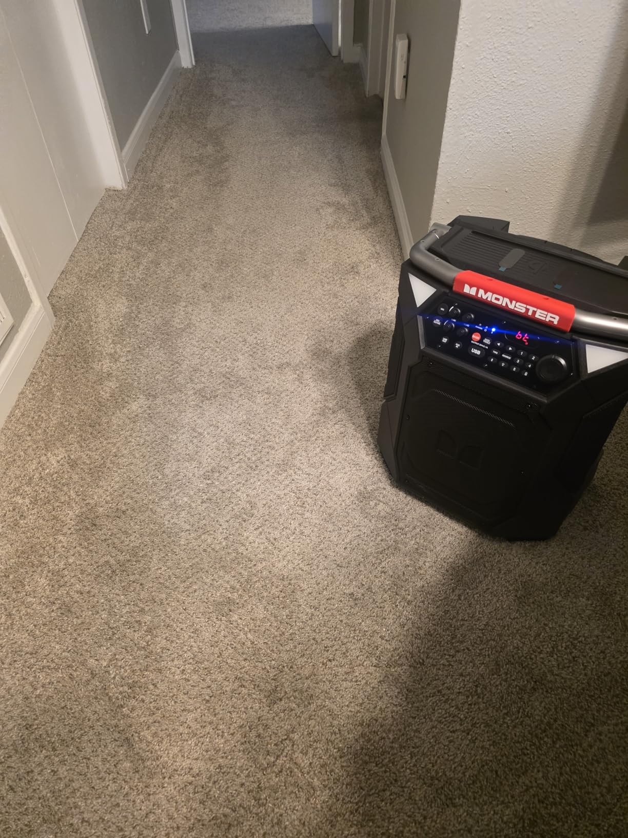 Monster Rockin' Roller 360 Indoor/Outdoor Portable Bluetooth Speaker | Up to 240W of 360 Degree Sound & Up to 100 Hours of Playtime | Includes Microphone - Customer Photo 1
