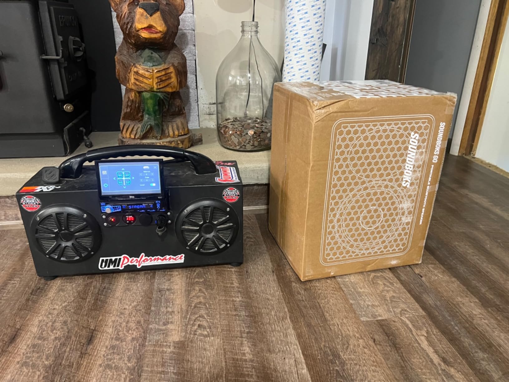 SOUNDBOKS Go - Portable Bluetooth Speaker - USB-C Charging Battery - Compact Performance Speaker for On The Go - Splash and Shockproof - 40 Hours Battery Life - 121 dB (Black) - Customer Photo 4