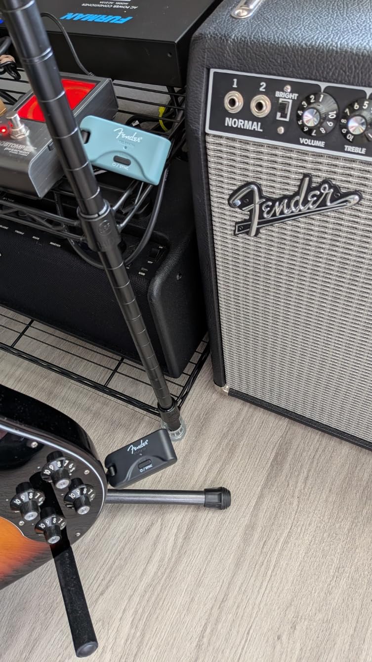 Fender Telepath Wireless System, Mystic Ice Blue and Black - Customer Photo 1