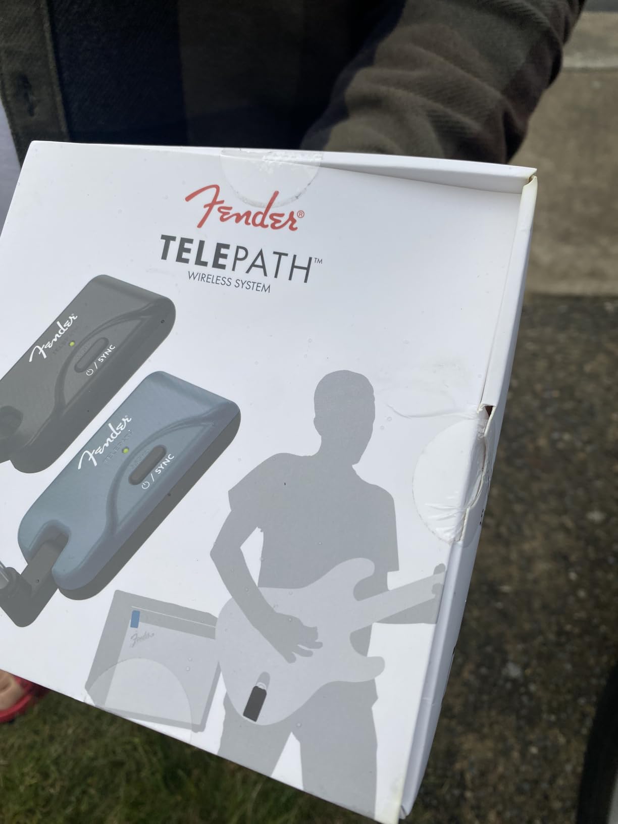 Fender Telepath Wireless System, Mystic Ice Blue and Black - Customer Photo 2