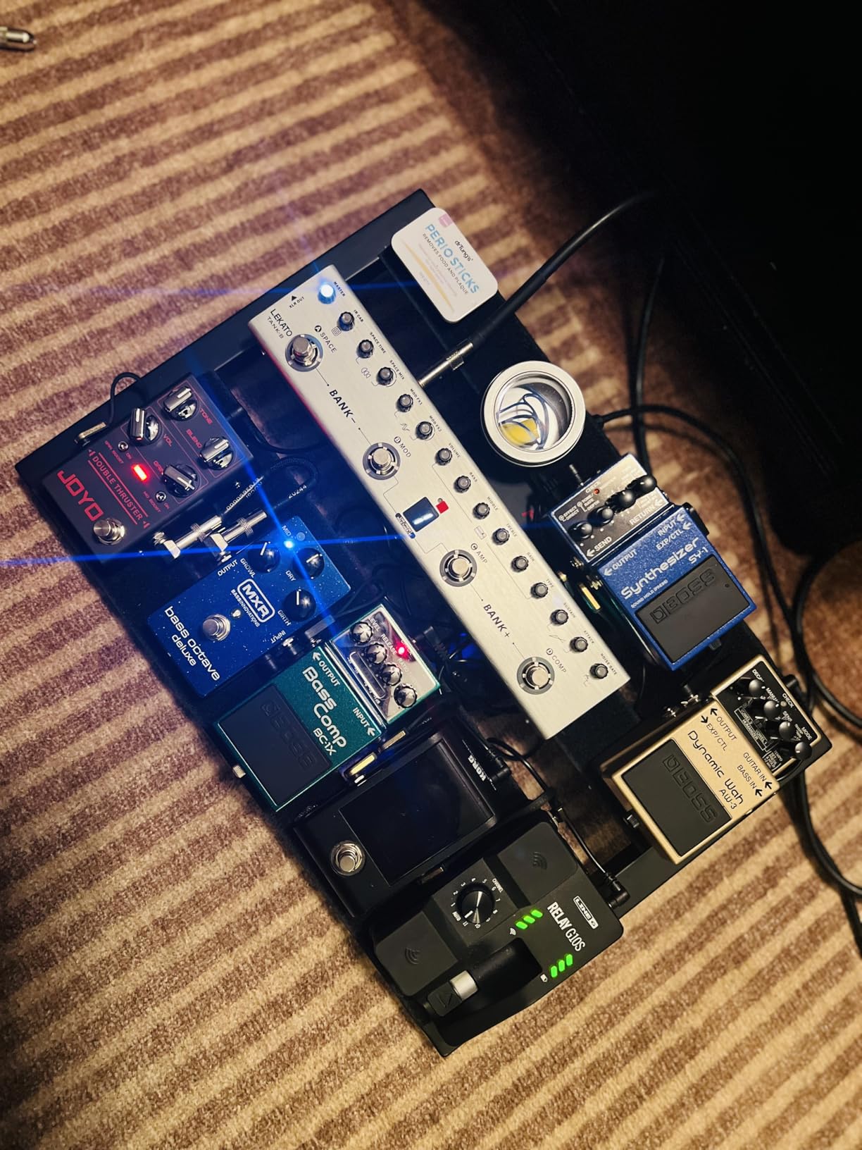 LEKATO Bass Multi Effects Pedal, Bass Effects Pedal with 36 Presets, Editable 4 Modules, Amp, Compressor, Mod, Space, Reverb, IR CAB, Tuner, BT Connection, Music Recording Customer Review LEKATO Bass Multi Effects Pedal, Bass Effects Pedal with 36 Presets, Editable 4 Modules, Amp, Compressor, Mod, Space, Reverb, IR CAB, Tuner, BT Connection, Music Recording - Customer Photo 1