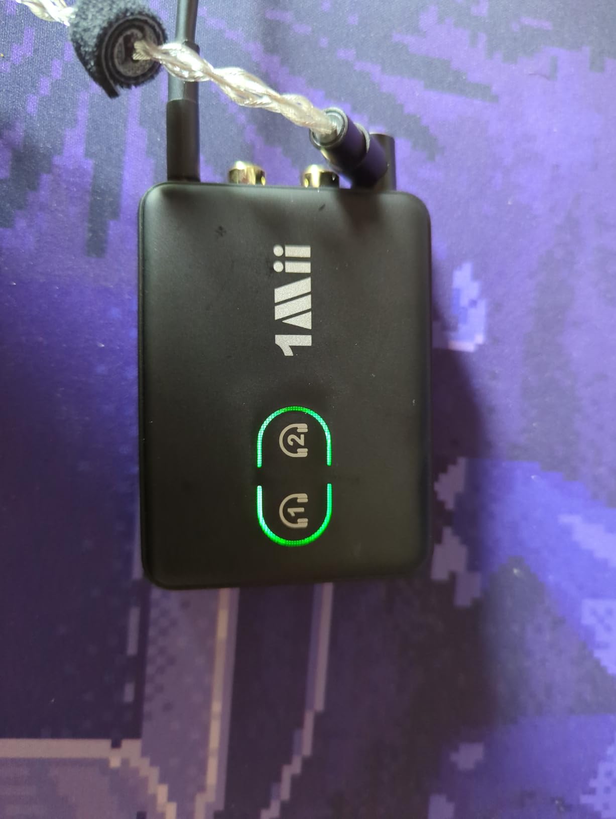 1Mii RCA Bluetooth 5.3 Adapter for TV, 3.5mm AUX Bluetooth Transmitter Receiver for 2 AirPods or Headphones, Home Stereo, Speakers, Projector, Treadmills, PC, with Volume Control, aptX Low Latency - Customer Photo 1
