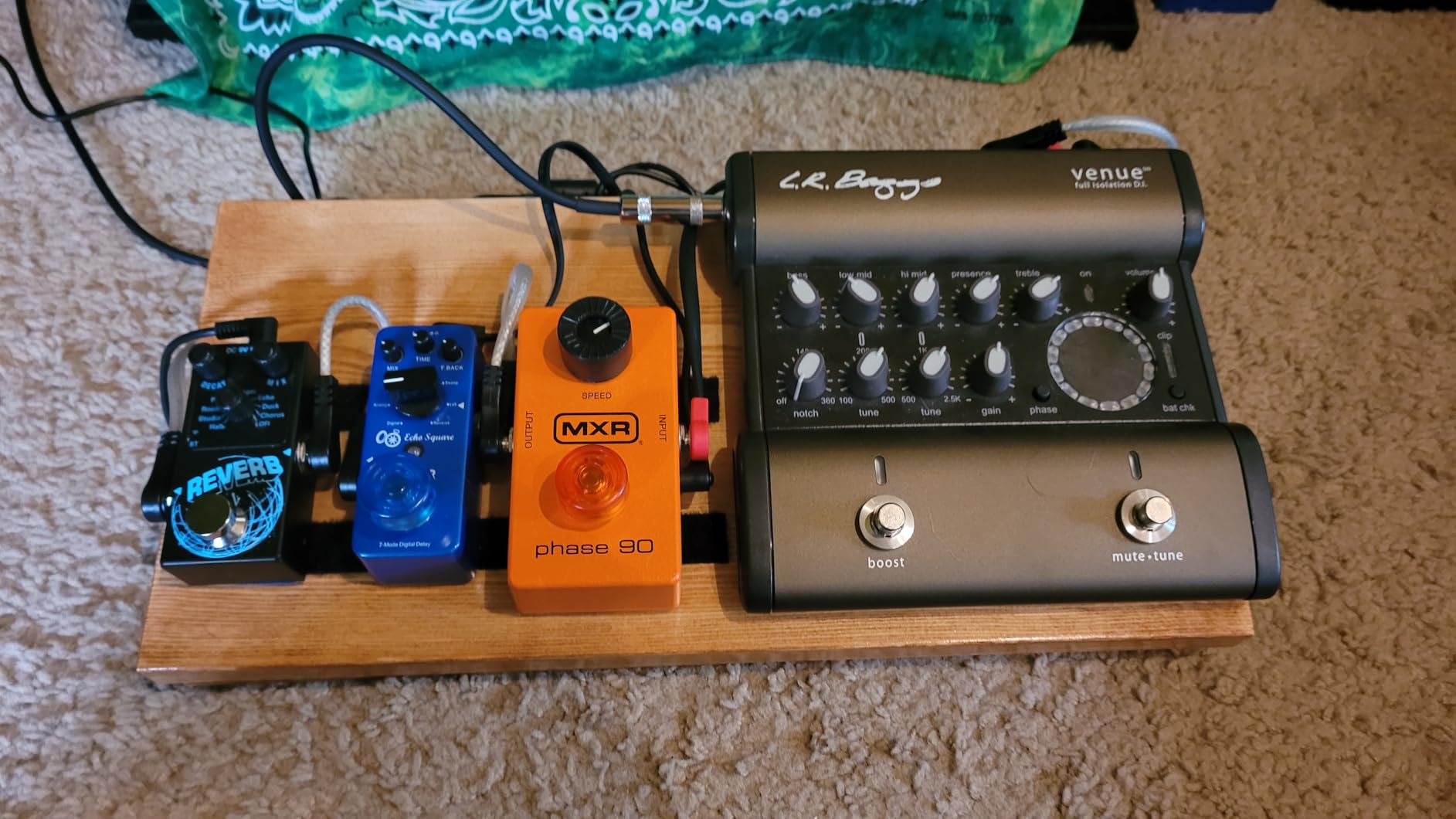 Caline Guitar Pedal Power Supply,9V 500ma Pedal Board Power Supply, Mini True Isolated Pedal Power Supply With Type-C Outlet and 4 Way Daisy Chain Customer Review Caline Guitar Pedal Power Supply,9V 500ma Pedal Board Power Supply, Mini True Isolated Pedal Power Supply With Type-C Outlet and 4 Way Daisy Chain - Customer Photo 1