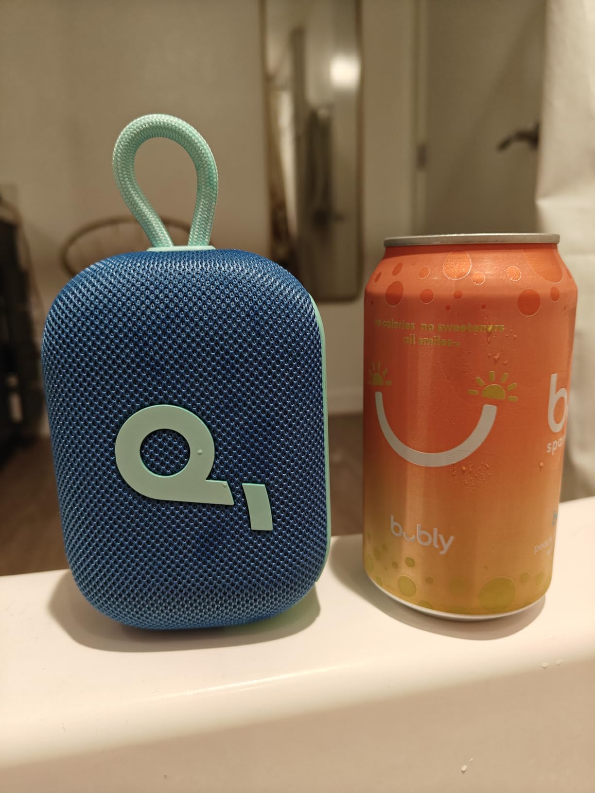 Soundcore Select 4 Go Bluetooth Shower Speaker by Anker, IP67 Waterproof/Dustproof, Ultra-Portable Speaker, Wireless, 20H Playtime, Floatable, Powerful Sound, Electronics for Outdoors/Home/Travel Customer Review Soundcore Select 4 Go Bluetooth Shower Speaker by Anker, IP67 Waterproof/Dustproof, Ultra-Portable Speaker, Wireless, 20H Playtime, Floatable, Powerful Sound, Electronics for Outdoors/Home/Travel - Customer Photo 2