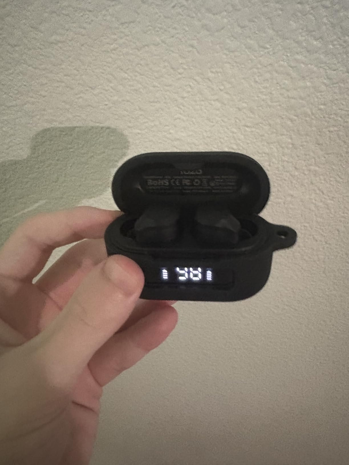 TOZO NC9 Hybrid Active Noise Cancelling Wireless Earbuds, 6 Mics ENC Clear Call, IPX8 Waterproof, in Ear Bluetooth 5.3 Headphones Stereo Bass Ear Buds 59H Playtime with LED Display 32 EQs via APP Customer Review TOZO NC9 Hybrid Active Noise Cancelling Wireless Earbuds, 6 Mics ENC Clear Call, IPX8 Waterproof, in Ear Bluetooth 5.3 Headphones Stereo Bass Ear Buds 59H Playtime with LED Display 32 EQs via APP - Customer Photo 3