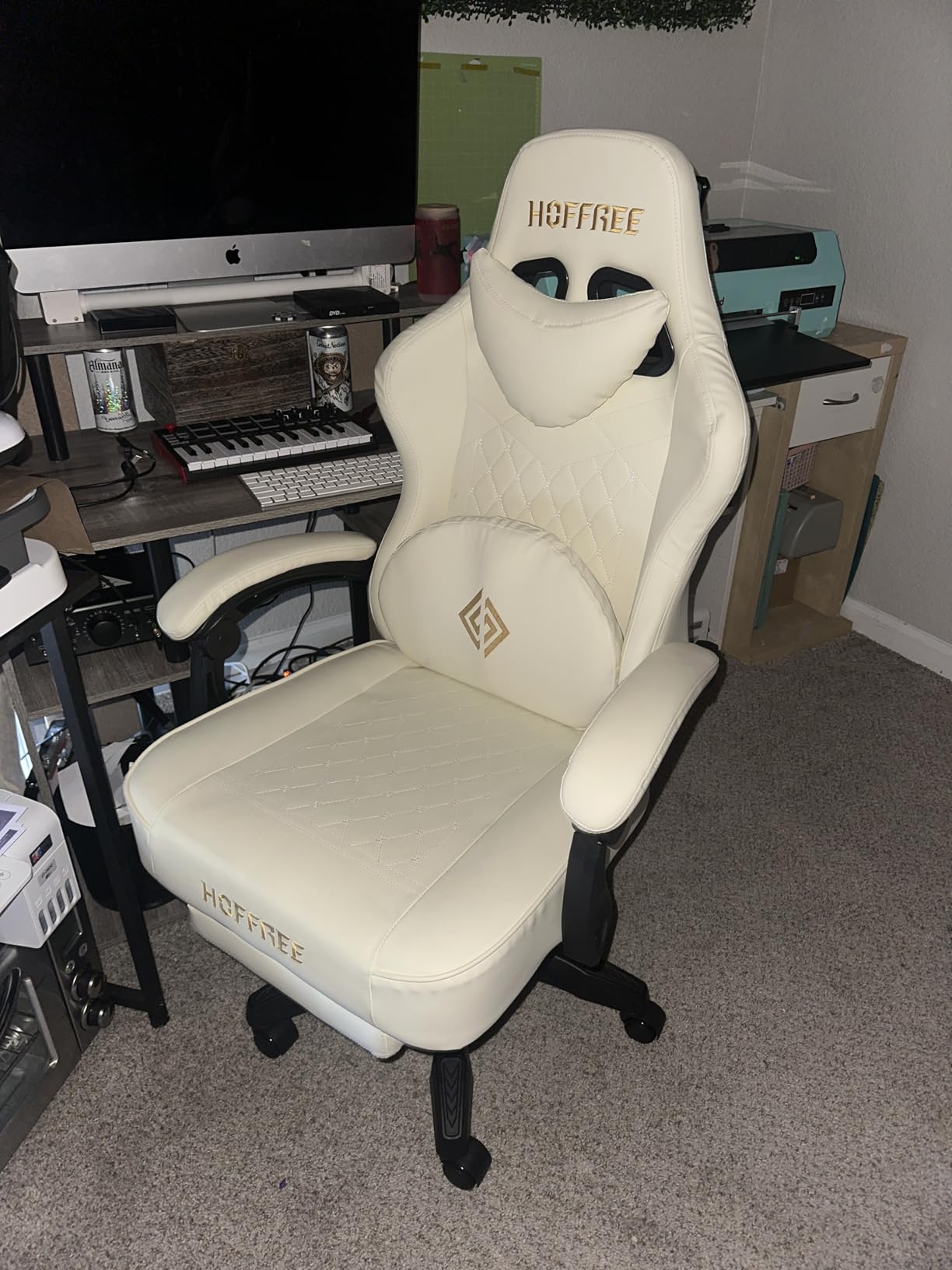 HOFFREE Gaming Chair Computer Chair with Speakers Massage Game Chairs with Footrest Bluetooth High Back Ergonomic Computer Gaming Chairs for Adults Reclining Video Gamer Chair Black Customer Review HOFFREE Gaming Chair Computer Chair with Speakers Massage Game Chairs with Footrest Bluetooth High Back Ergonomic Computer Gaming Chairs for Adults Reclining Video Gamer Chair Black - Customer Photo 2
