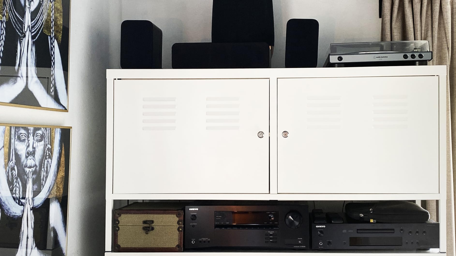 Saiyin 5.0 Home Theater System, 100w HiFi Surround Sound Speakers with Stereo Surround Sound and Classic Rretro Wood Grain for TV/PC, Passive, Amplifier or Receiver Required, Cable Not Included Customer Review Saiyin 5.0 Home Theater System, 100w HiFi Surround Sound Speakers with Stereo Surround Sound and Classic Rretro Wood Grain for TV/PC, Passive, Amplifier or Receiver Required, Cable Not Included - Customer Photo 2