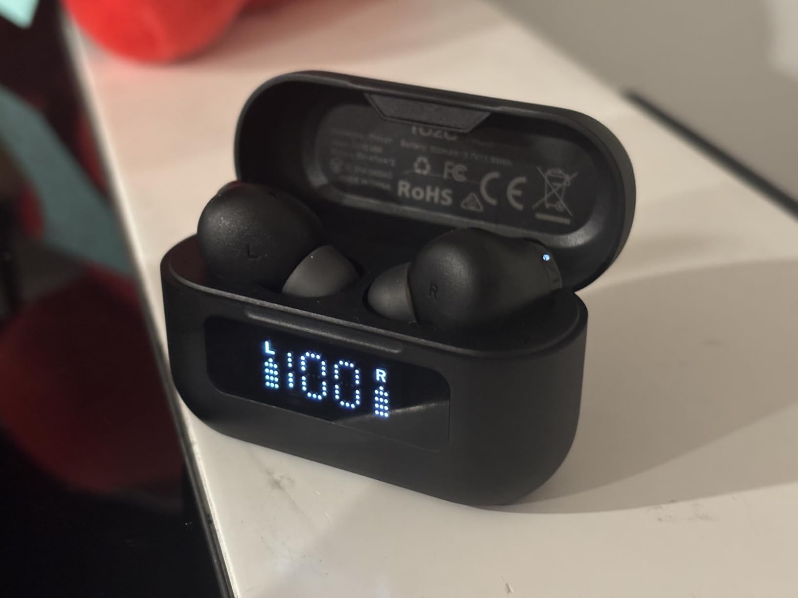 TOZO NC3 Hybrid Active Noise Cancelling Wireless Earbuds with 6 Mics AI Clear Call Ear Buds 55H Playtime with LED Display 32 Preset EQs via APP Bluetooth 5.3 IPX8 Waterproof in Ear Headphones Customer Review TOZO NC3 Hybrid Active Noise Cancelling Wireless Earbuds with 6 Mics AI Clear Call Ear Buds 55H Playtime with LED Display 32 Preset EQs via APP Bluetooth 5.3 IPX8 Waterproof in Ear Headphones - Customer Photo 1