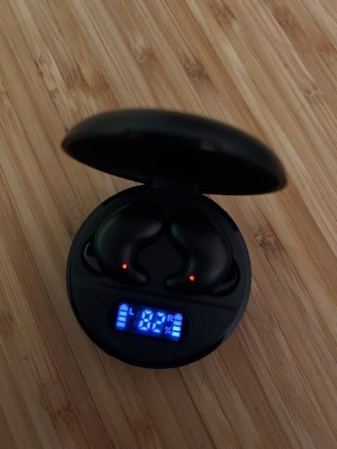 Wireless Sleep Earbuds, Comfortable Invisible Mini Sleeping Headphones for Side Sleepers, Noise Cancelling IPX4 Waterproof Bluetooth 5.3 Earphones for Sleeping Running Workouts (Black) Customer Review Wireless Sleep Earbuds, Comfortable Invisible Mini Sleeping Headphones for Side Sleepers, Noise Cancelling IPX4 Waterproof Bluetooth 5.3 Earphones for Sleeping Running Workouts (Black) - Customer Photo 2