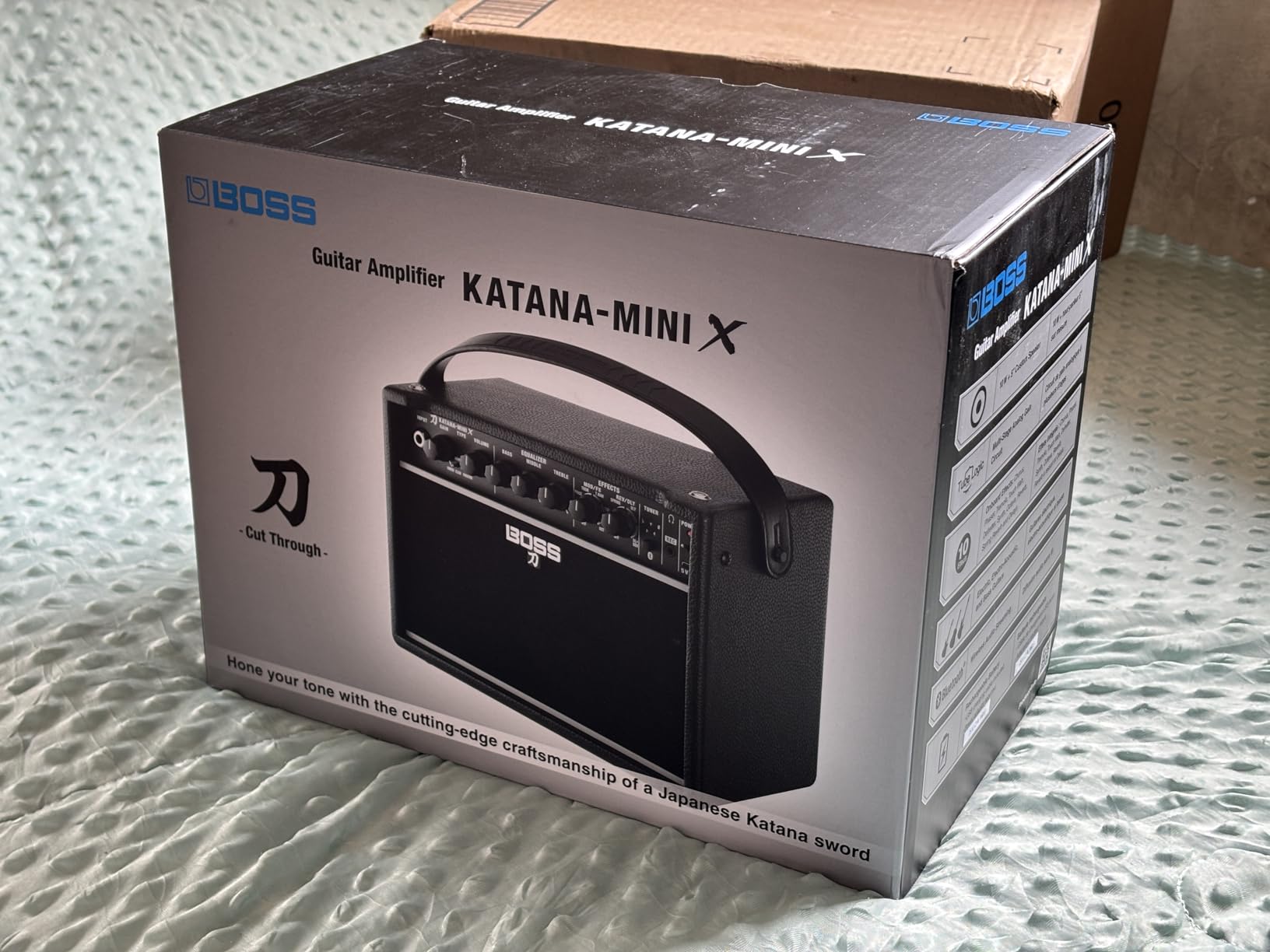 BOSS Katana-Mini X | Powerful 10-Watt Mini Amplifier for Electric, Acoustic & Bass | Tube Logic Design | Custom 5 BOSS Katana-Mini X | Powerful 10-Watt Mini Amplifier for Electric, Acoustic & Bass | Tube Logic Design | Custom 5