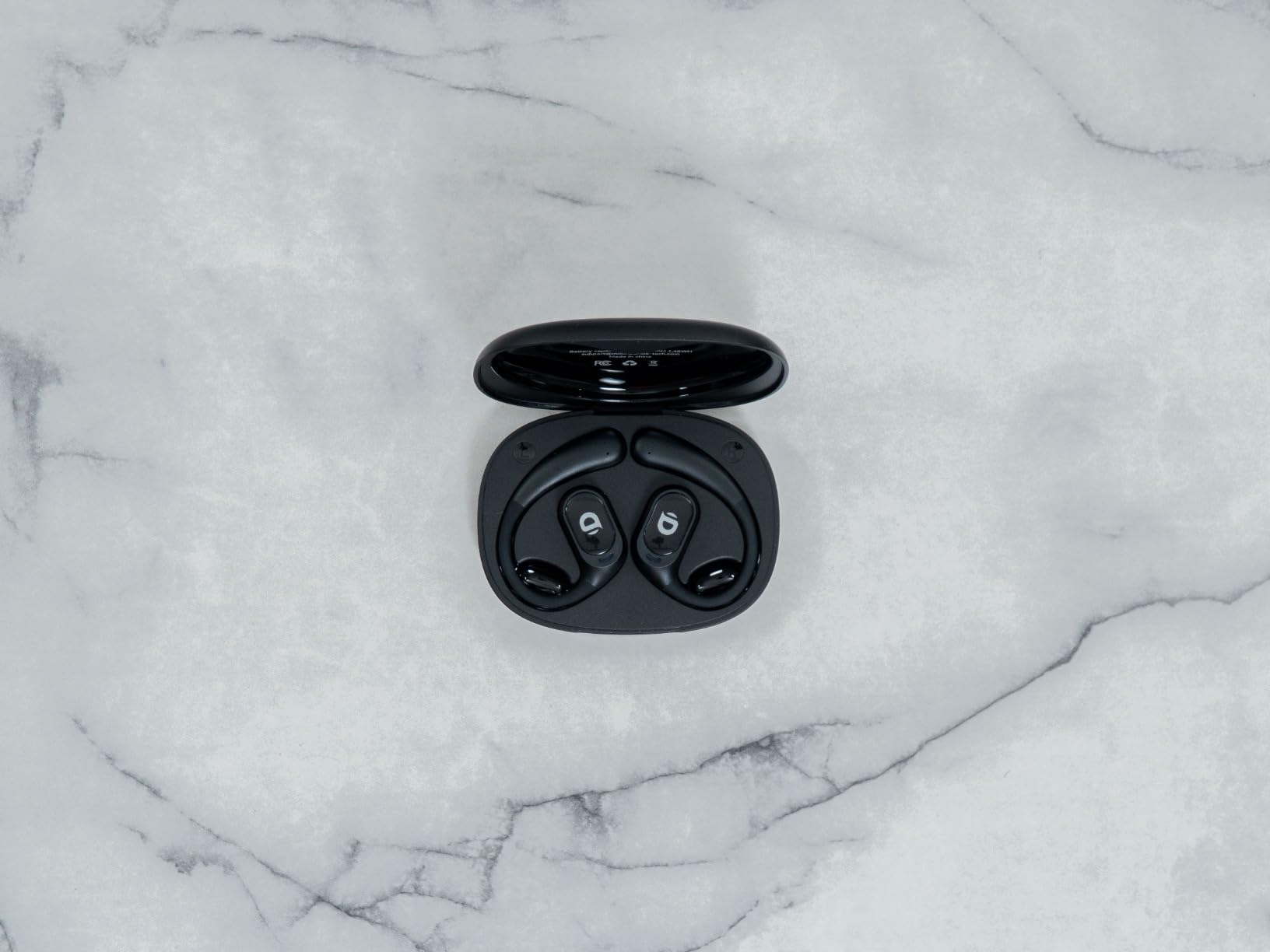 True Bone Conduction Headphones, Open Ear Earbuds with Ear Hooks, Up to 60 Hours Playtime with Charging Case, Bluetooth 5.3, IP68 Waterproof, for Running, Yoga, Gym, Sports Customer Review True Bone Conduction Headphones, Open Ear Earbuds with Ear Hooks, Up to 60 Hours Playtime with Charging Case, Bluetooth 5.3, IP68 Waterproof, for Running, Yoga, Gym, Sports - Customer Photo 3