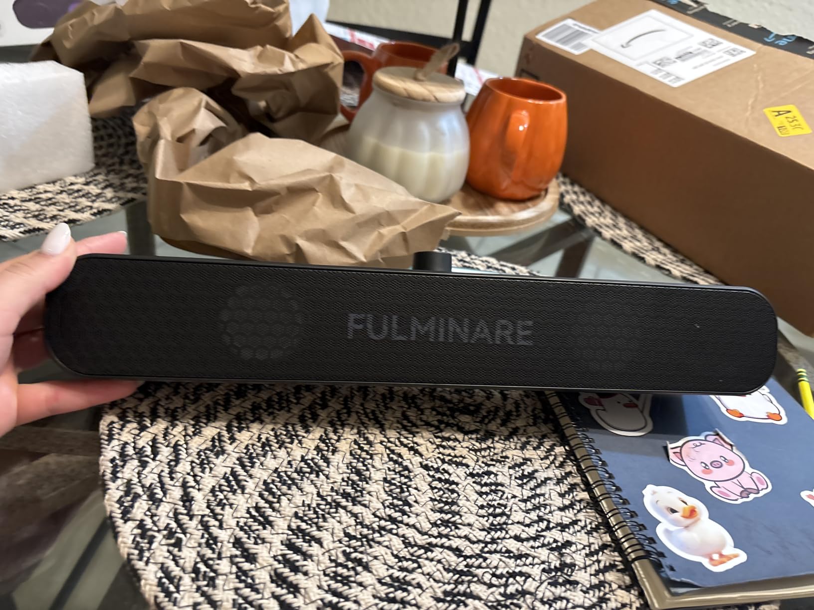FULMINARE Bluetooth Speaker with 26W HD Sound, Portable Speaker Up to 30H Playtime, AUX&TF-Card&USB Input, LED Lights, Speakers Bluetooth 5.3 Wireless for Home/Party/Outdoor, (Black) Customer Review FULMINARE Bluetooth Speaker with 26W HD Sound, Portable Speaker Up to 30H Playtime, AUX&TF-Card&USB Input, LED Lights, Speakers Bluetooth 5.3 Wireless for Home/Party/Outdoor, (Black) - Customer Photo 2