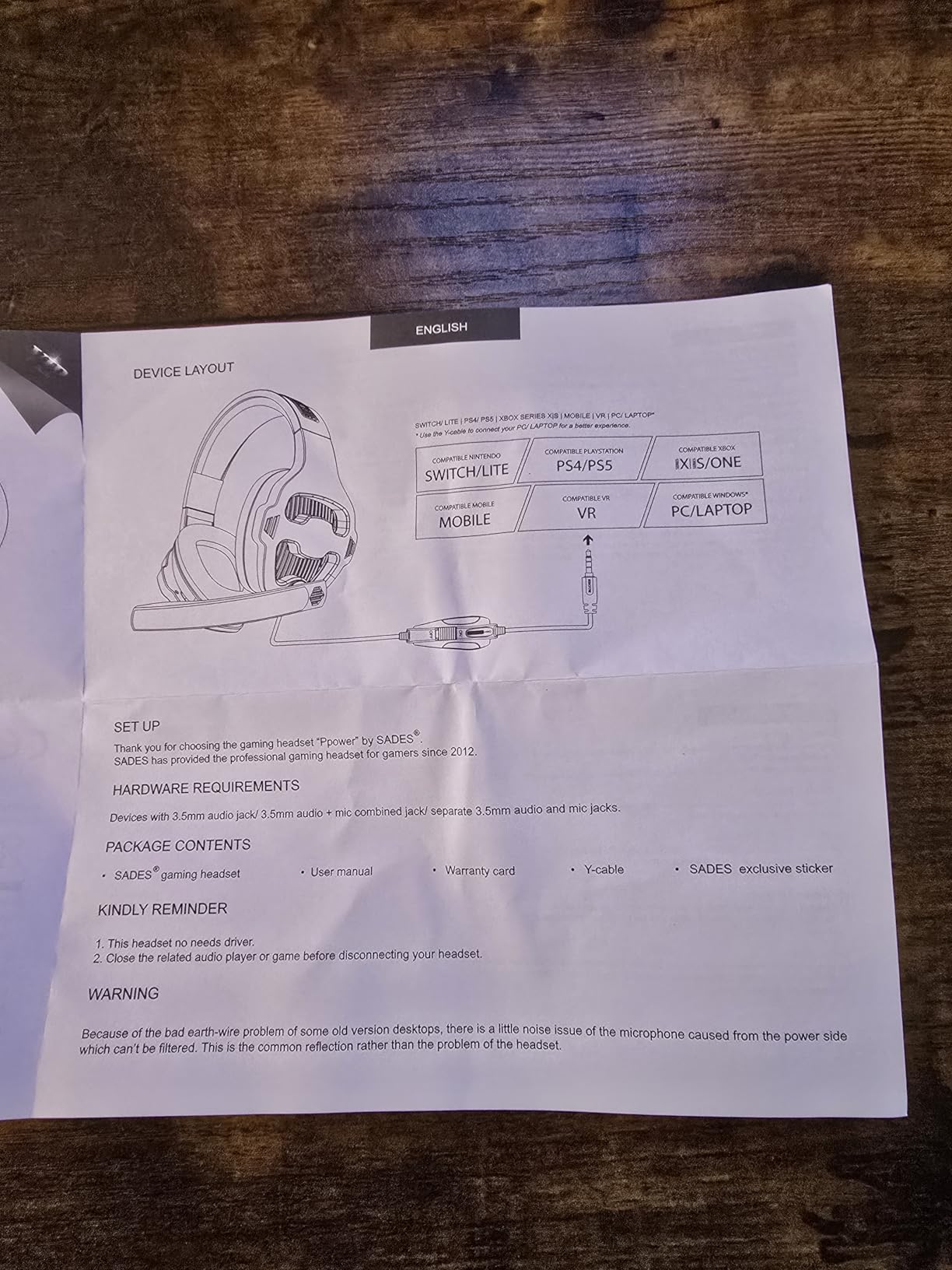 SA726 Stereo Gaming Headset for Xbox One PS4 PS5 Controller, Over Ear Headphone with Mic Noise Cancelling Headset for PC Xbox Series (White Pink) Customer Review SA726 Stereo Gaming Headset for Xbox One PS4 PS5 Controller, Over Ear Headphone with Mic Noise Cancelling Headset for PC Xbox Series (White Pink) - Customer Photo 1