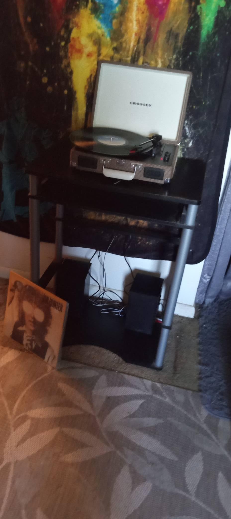30W X 2 Powered Bookshelf Speakers - 3.5-RCA Input for Turntable, TV, PC, Record Player Speakers with 4 Inch Woofer & Wall Mounted - Customer Photo 1