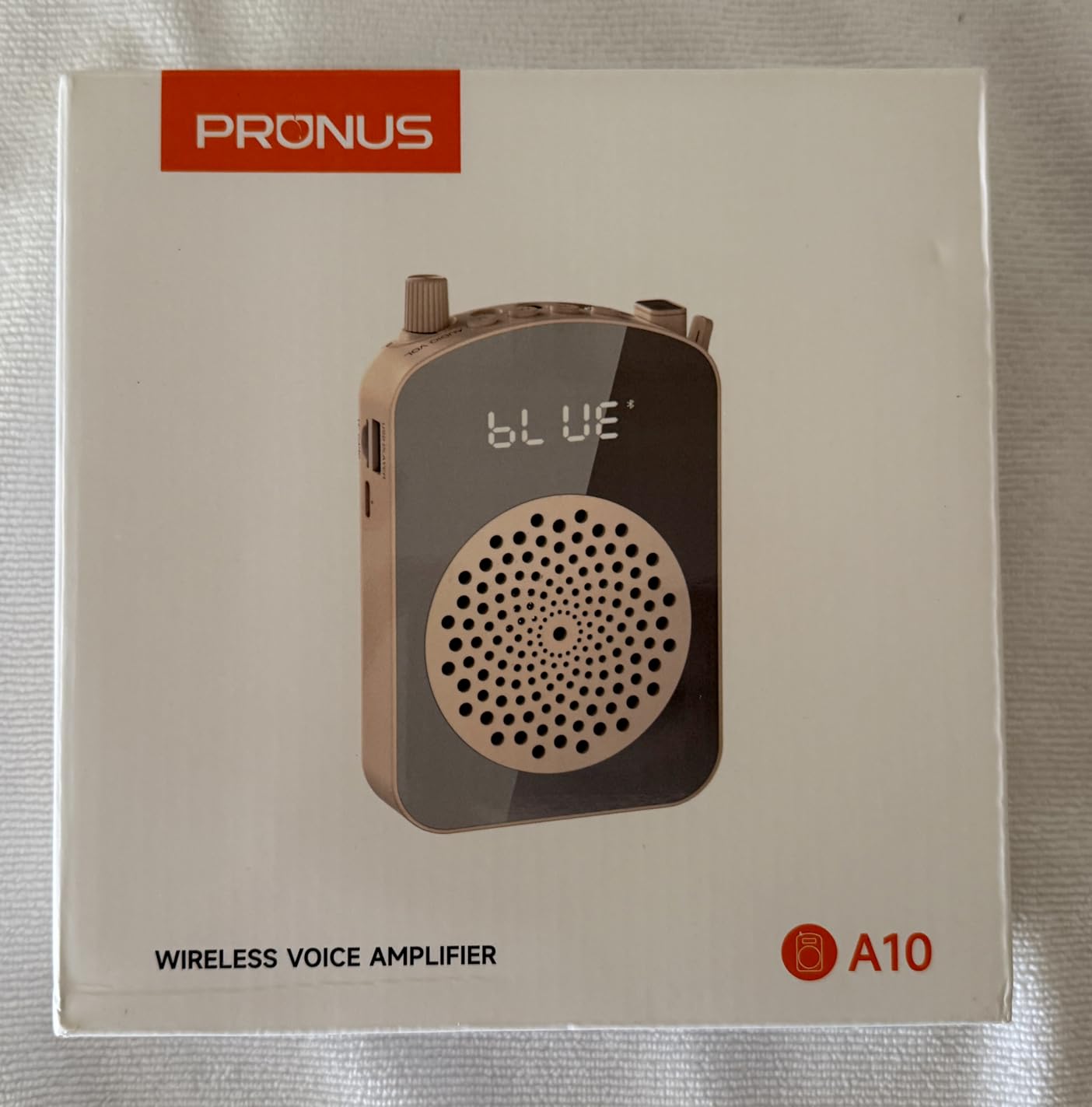 PRUNUS A10 Voice Amplifier Wireless with Lavalier Microphone Charging &Storage,Portable Voice Amplifier with Laple Mic Speaker,Mini Voice Amplifier for Classroom,Speech,Training Outdoor (Beige) Customer Review PRUNUS A10 Voice Amplifier Wireless with Lavalier Microphone Charging &Storage,Portable Voice Amplifier with Laple Mic Speaker,Mini Voice Amplifier for Classroom,Speech,Training Outdoor (Beige) - Customer Photo 4