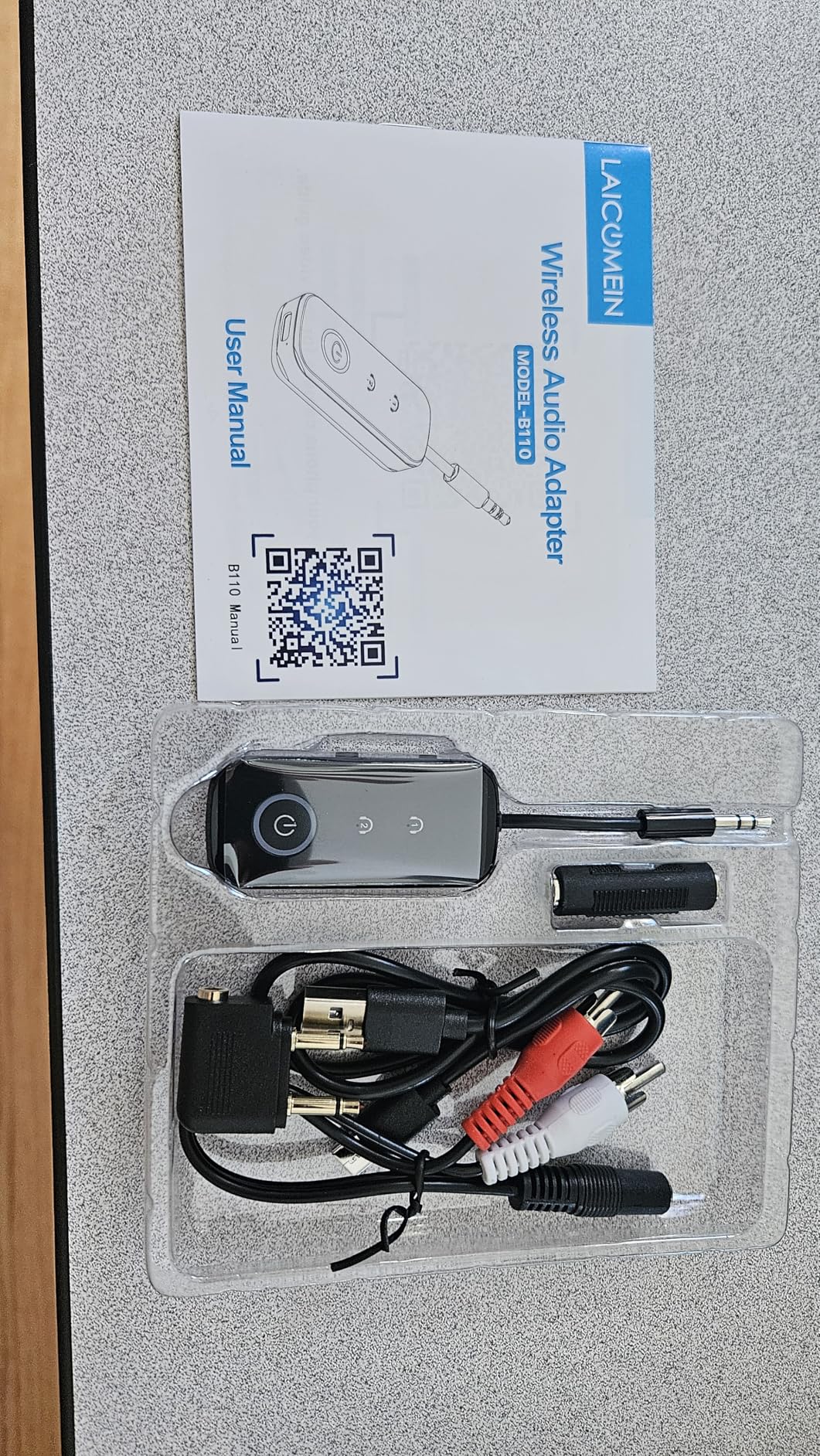 Premium Pro Bluetooth 5.4 Transmitter Receiver,Airplane Audio Adapter,Wireless Transmitter for TV/Travel Flight,Airline,Gym.Supports to 2 AirPods/Headphones,Bluetooth Receiver for Car/Home Stereo - Customer Photo 1