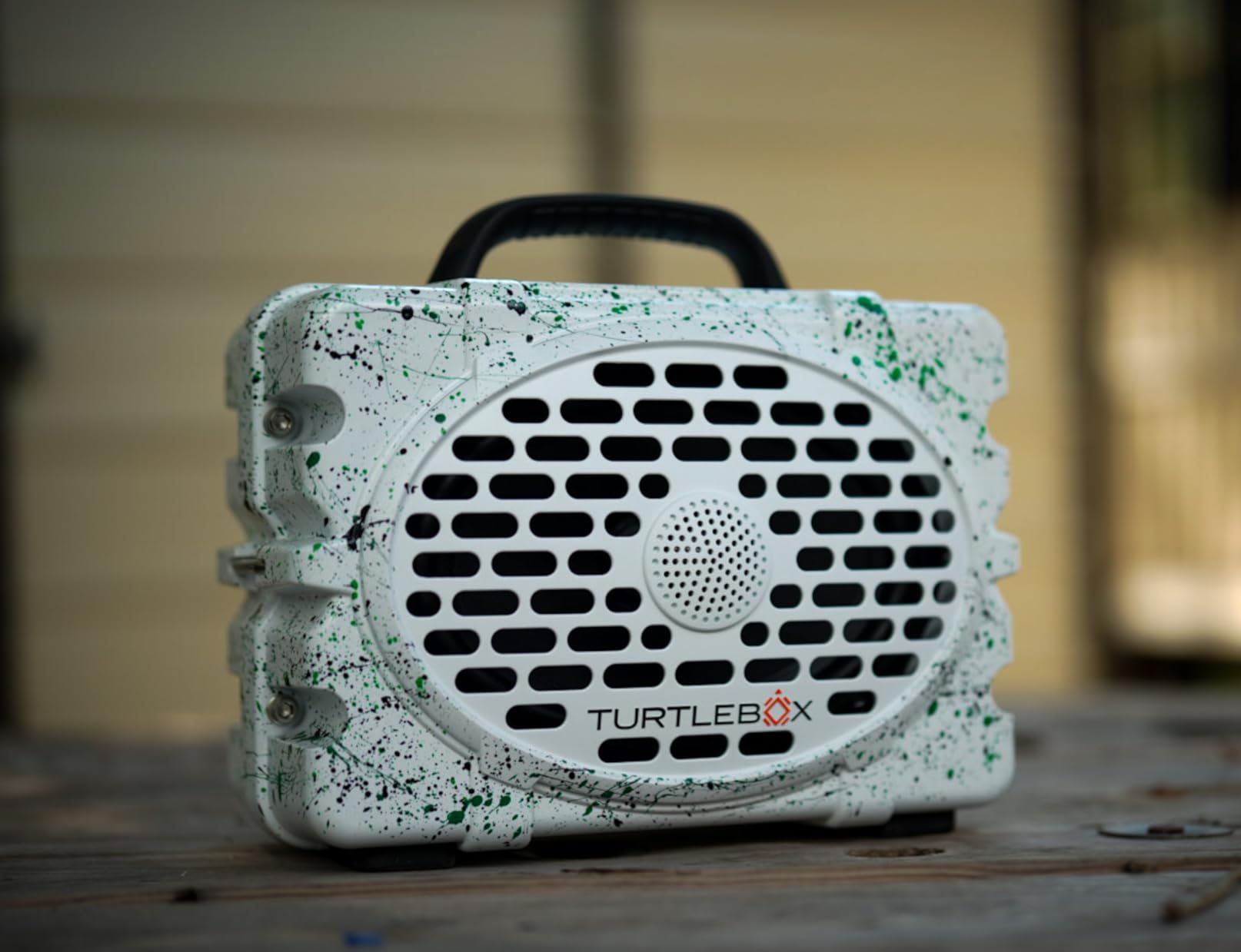 Turtlebox Original Gen 3: Portable Outdoor Bluetooth Speaker – Ultra-Loud (120dB), Waterproof (IP67), Rugged, Impact-Resistant, 3-Day Battery | Party Mode: Unlimited Pairing for Stereo Sound, Gray Customer Review Turtlebox Original Gen 3: Portable Outdoor Bluetooth Speaker – Ultra-Loud (120dB), Waterproof (IP67), Rugged, Impact-Resistant, 3-Day Battery | Party Mode: Unlimited Pairing for Stereo Sound, Gray - Customer Photo 1