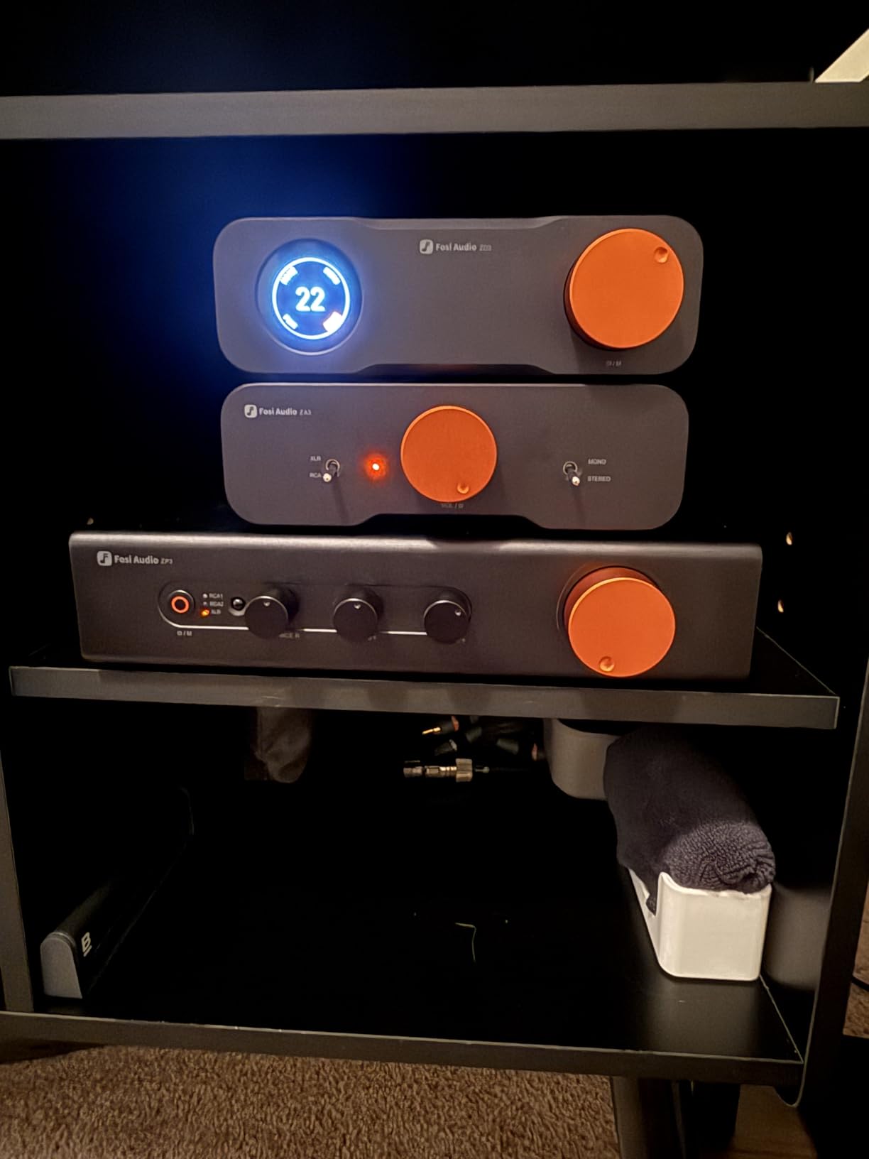 Fosi Audio ZP3 Balanced Preamp for Home Audio, 2 RCA and 1 XLR Inputs, RCA/XLR Outputs and Sub-Out, Pre Amp for 2 Channel Stereo and 2.1 Setup, Pre Amplifier with HPF High Pass Filter and Tone Control Customer Review Fosi Audio ZP3 Balanced Preamp for Home Audio, 2 RCA and 1 XLR Inputs, RCA/XLR Outputs and Sub-Out, Pre Amp for 2 Channel Stereo and 2.1 Setup, Pre Amplifier with HPF High Pass Filter and Tone Control - Customer Photo 1