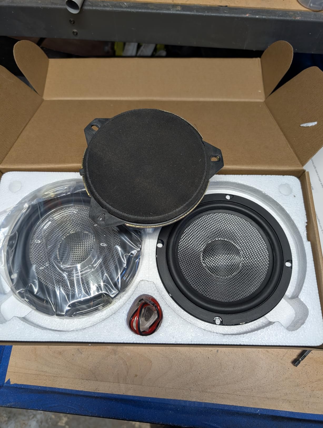Upgrade 6.5 Inch Car Speakers – 300W Peak Power, 4 Ohm, Glass Fiber Cone for Deep Bass & Clear Mid-Low Frequency – High Sensitivity Stereo, Shockproof – Professional Car Audio System - Customer Photo 1
