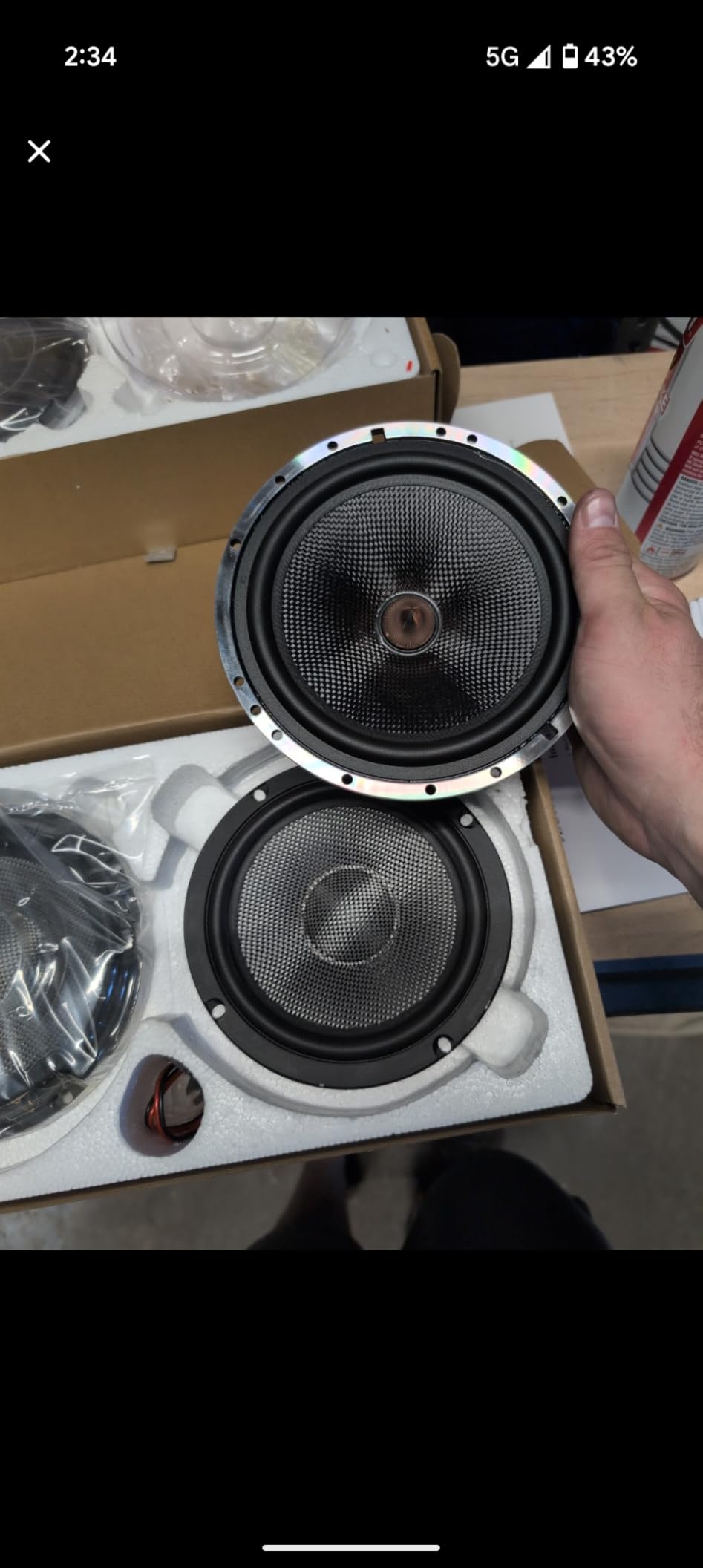 Upgrade 6.5 Inch Car Speakers – 300W Peak Power, 4 Ohm, Glass Fiber Cone for Deep Bass & Clear Mid-Low Frequency – High Sensitivity Stereo, Shockproof – Professional Car Audio System - Customer Photo 2