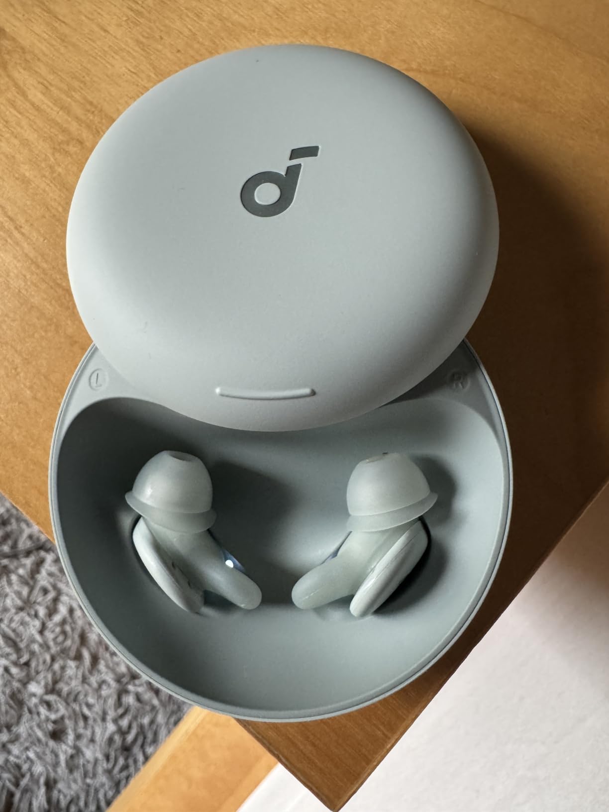 soundcore Sleep A30 by Anker Sleep Earbuds, Smart Active Noise Cancelling Sleep Headphones, Adaptive Snore-Masking System, Ultra-Comfort for Side Sleepers, 45H Playtime Customer Review soundcore Sleep A30 by Anker Sleep Earbuds, Smart Active Noise Cancelling Sleep Headphones, Adaptive Snore-Masking System, Ultra-Comfort for Side Sleepers, 45H Playtime - Customer Photo 2
