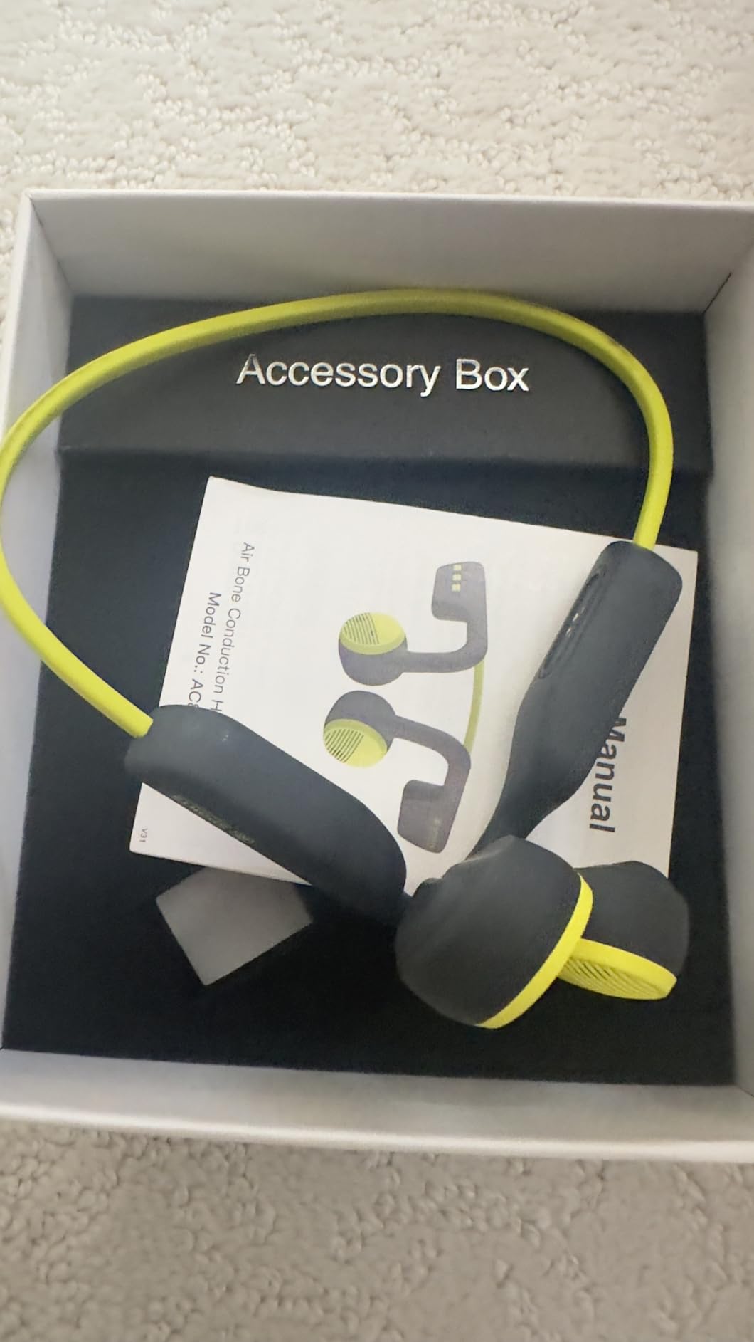 Full-Coverage Liquid Silicone Swimming Headphones, IP68 Waterproof Underwater Headphones, Bluetooth 6.0&MP3 with 32GB Memory Card, Soft/Skin-Comfortable Open Ear Bone Conduction Swim Earbuds(Black) Customer Review Full-Coverage Liquid Silicone Swimming Headphones, IP68 Waterproof Underwater Headphones, Bluetooth 6.0&MP3 with 32GB Memory Card, Soft/Skin-Comfortable Open Ear Bone Conduction Swim Earbuds(Black) - Customer Photo 1
