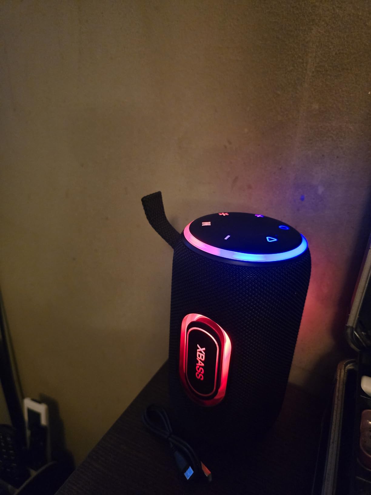 Portable Bluetooth Speaker, Bluetooth 5.4 Speaker, 30W Dual Speaker, 2.0 Channel, Deep Bass, 30H Playtime, Colorful RGB Lights, IPX7 Waterproof, TWS pairing for Outdoor/Home/Party/Travel, Gift Ideas Customer Review Portable Bluetooth Speaker, Bluetooth 5.4 Speaker, 30W Dual Speaker, 2.0 Channel, Deep Bass, 30H Playtime, Colorful RGB Lights, IPX7 Waterproof, TWS pairing for Outdoor/Home/Party/Travel, Gift Ideas - Customer Photo 2