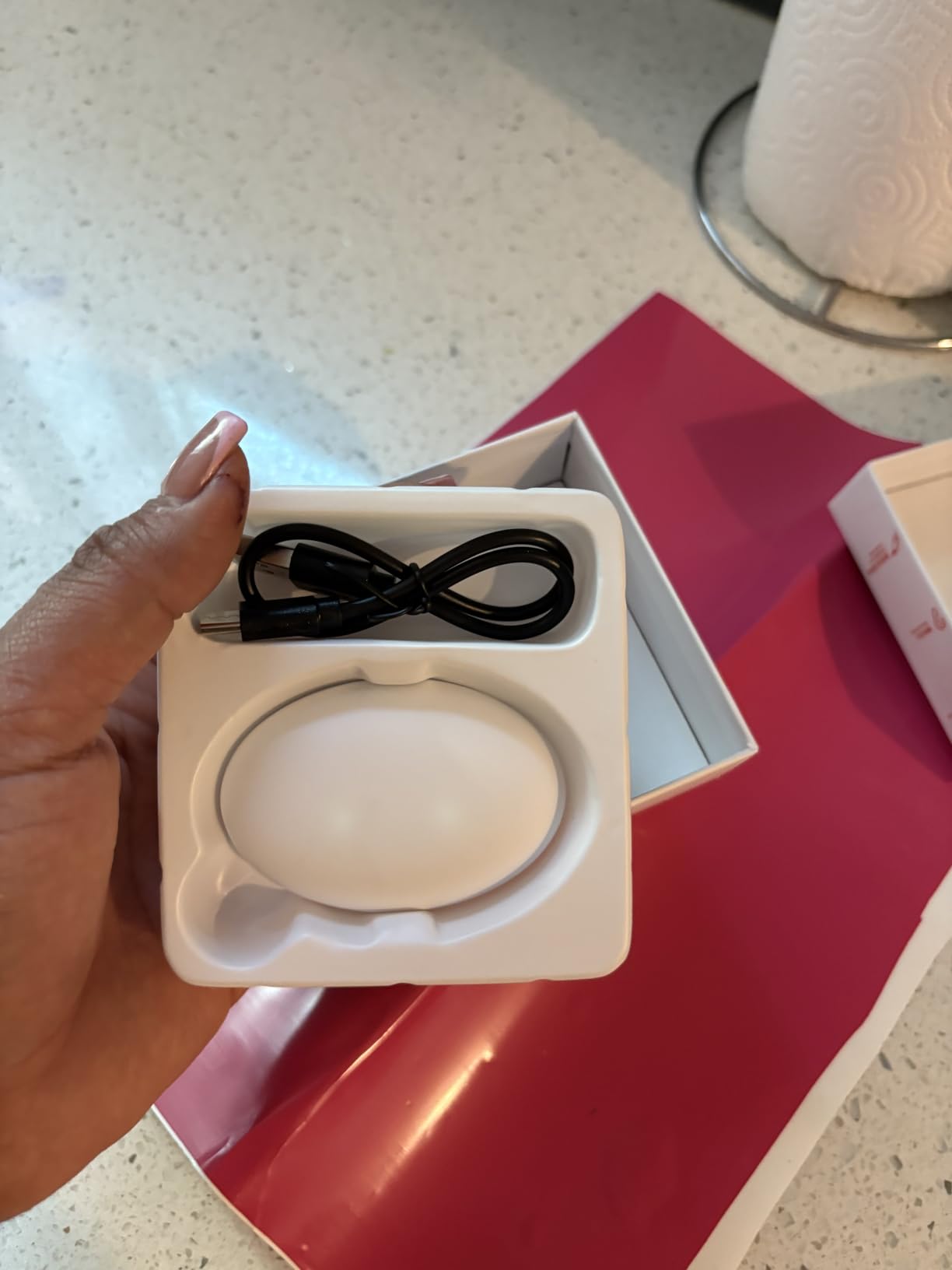 Sleep Earbuds Ultra-Thin Wireless Bluetooth 5.3 Earbuds for Side Sleepers, Noise Blocking Sleep Headphones with 6H Playtime, Ergonomic Mini Design for Small Ears (Grey) Customer Review Sleep Earbuds Ultra-Thin Wireless Bluetooth 5.3 Earbuds for Side Sleepers, Noise Blocking Sleep Headphones with 6H Playtime, Ergonomic Mini Design for Small Ears (Grey) - Customer Photo 2
