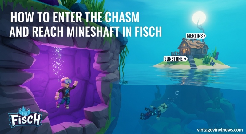 Enter Chasm & Reach Mineshaft Fisch