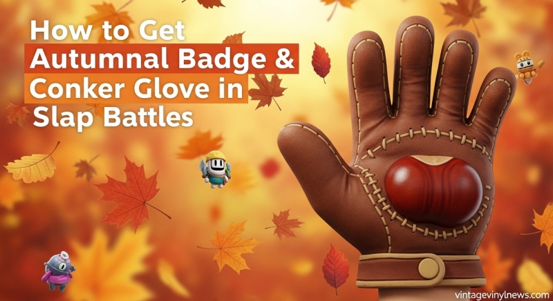 Get Autumnal Badge & Conker Glove
