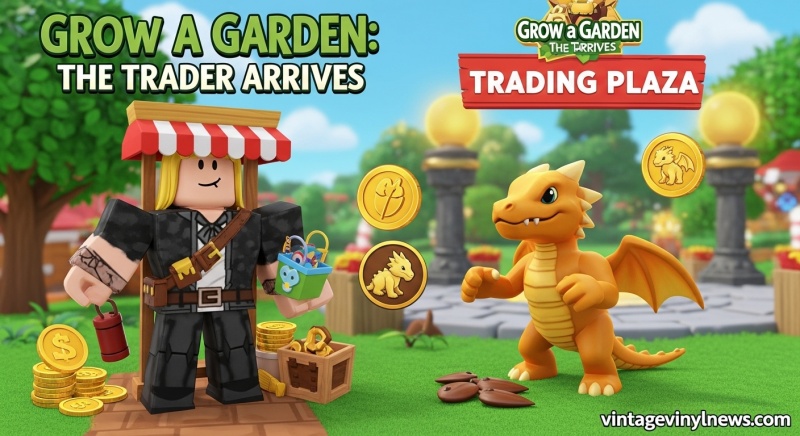 Grow a Garden The Trader Arrives