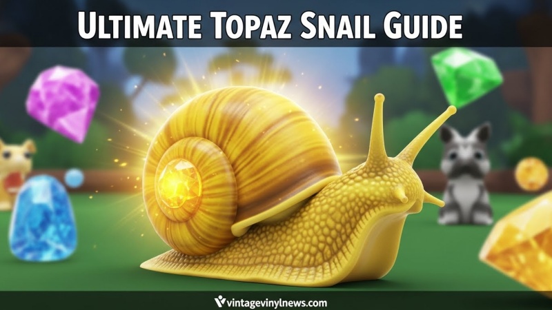 Grow a Garden Topaz Snail