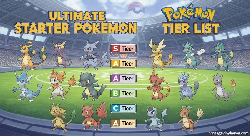 Starter Pokemon Tier List