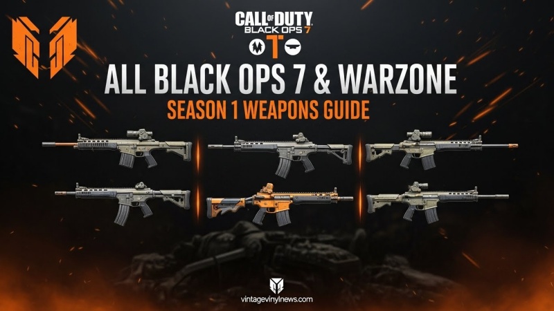 All BO7 & Warzone Season 1 Weapons
