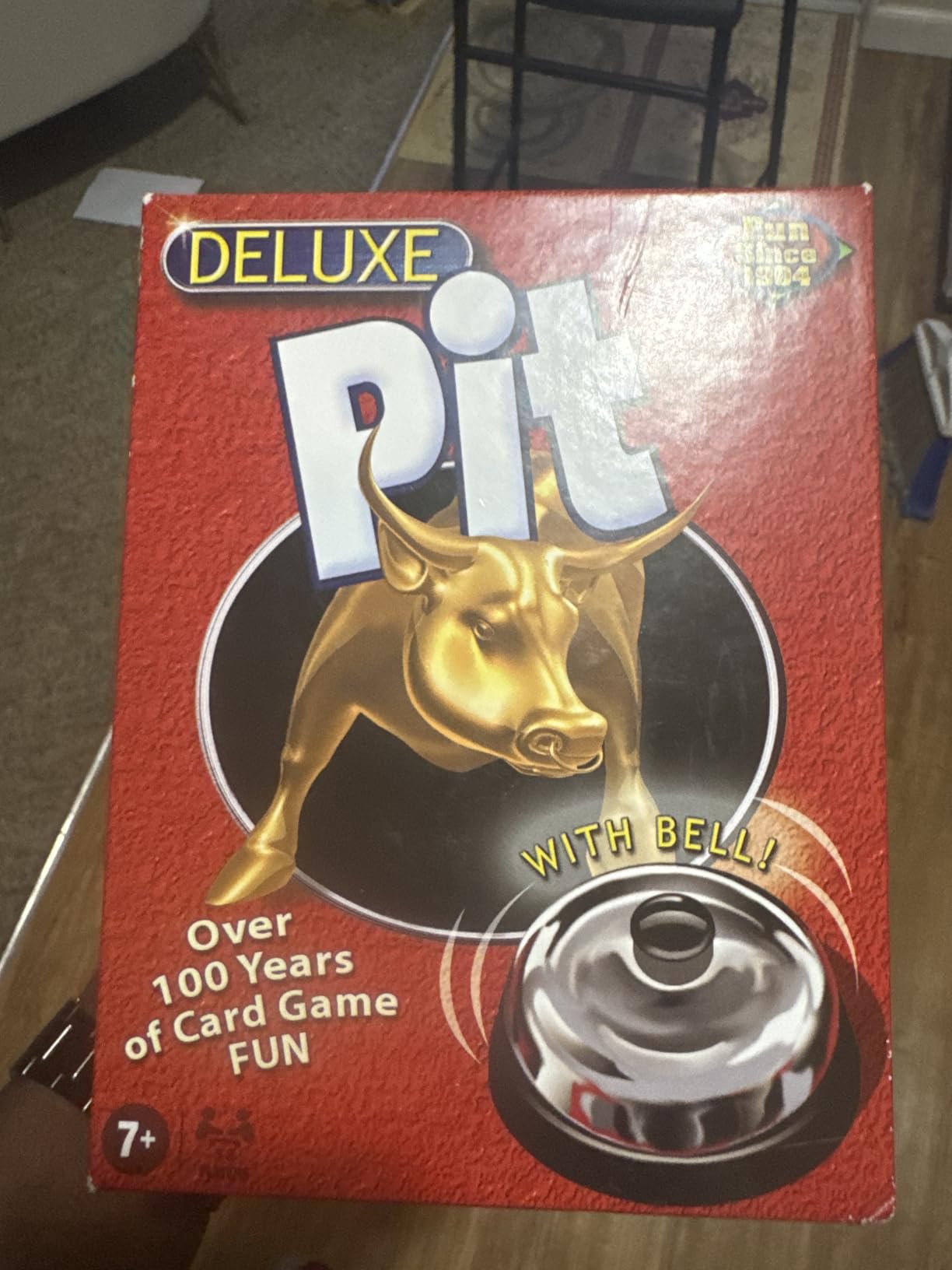 Deluxe Pit by Winning Moves Games USA, Loud and Raucous Party Game for 3 to 8 Players, Ages 7 and Up - Customer Photo 1