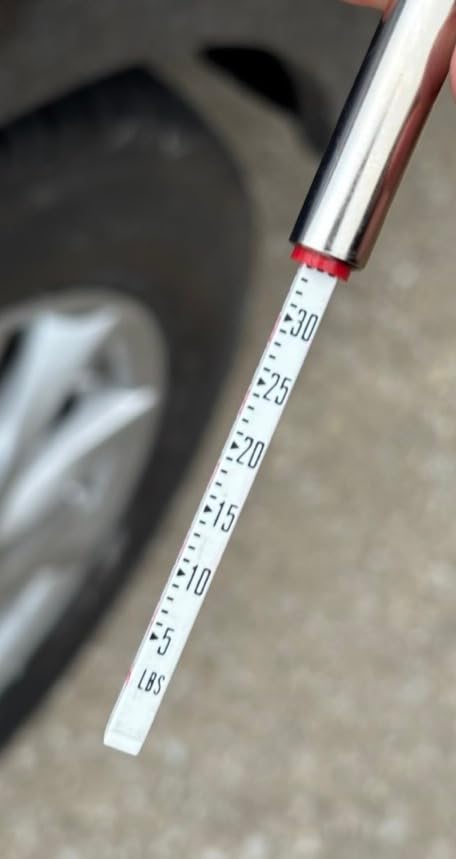 Milton S-921 Pencil Tire Pressure Gauge, Passenger Car, With Built-in Deflator Valve, Durable Plated Brass Customer Review Milton S-921 Pencil Tire Pressure Gauge, Passenger Car, With Built-in Deflator Valve, Durable Plated Brass - Customer Photo 2